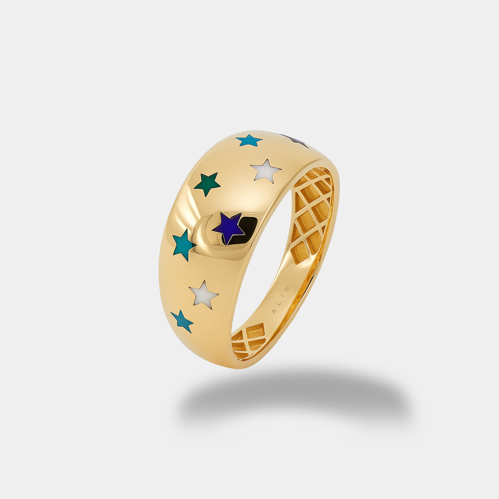 Mineli Yıldız Yüzük