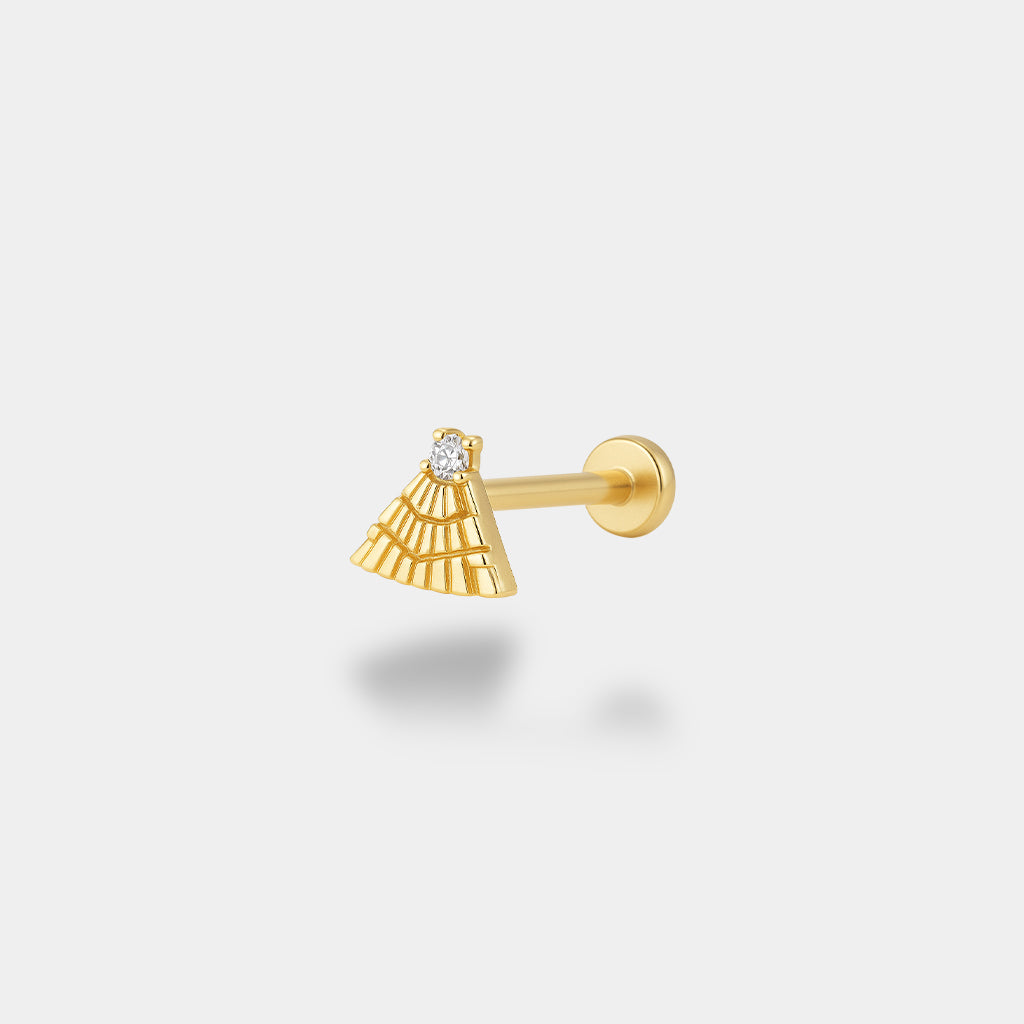 Taşlı Yelpaze Piercing