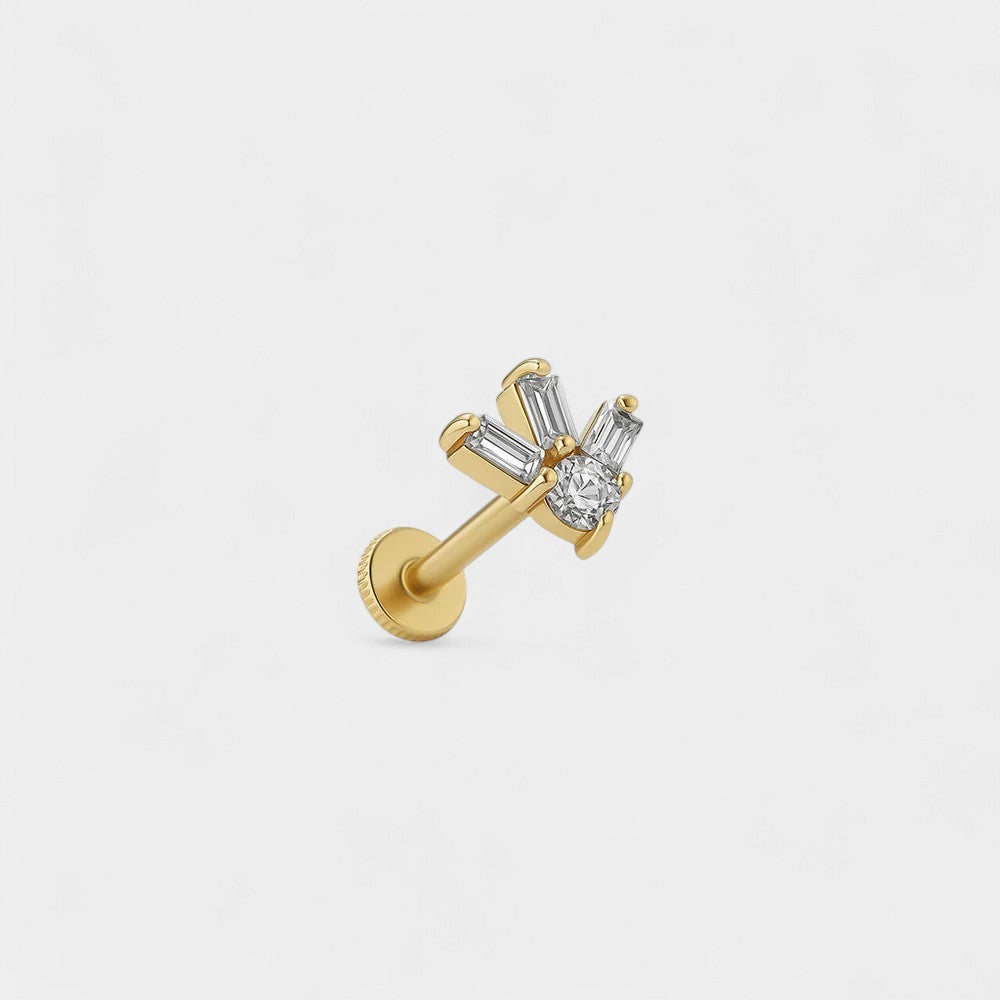 Taşlı Ok Piercing