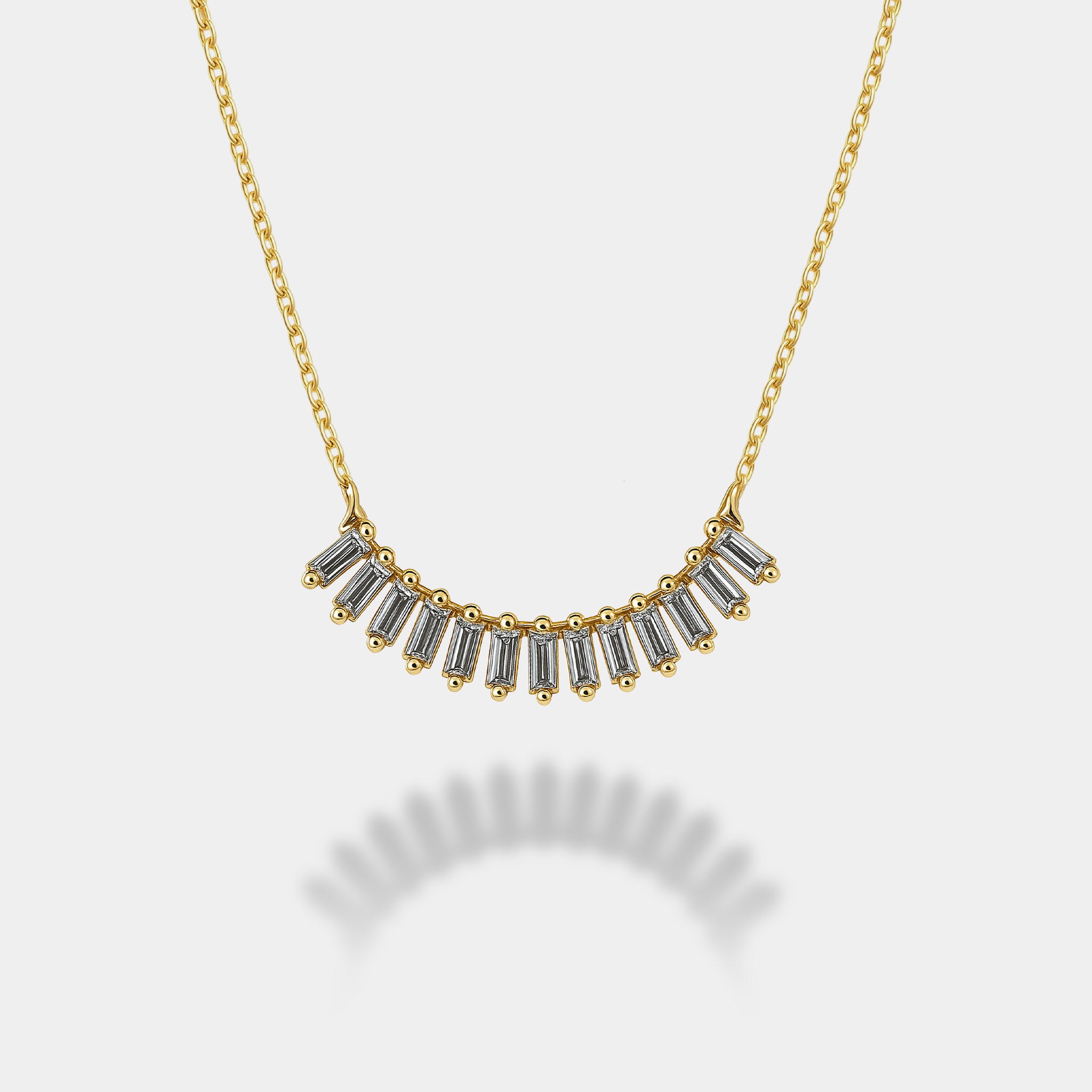 Yarım Ay Baget Kolye