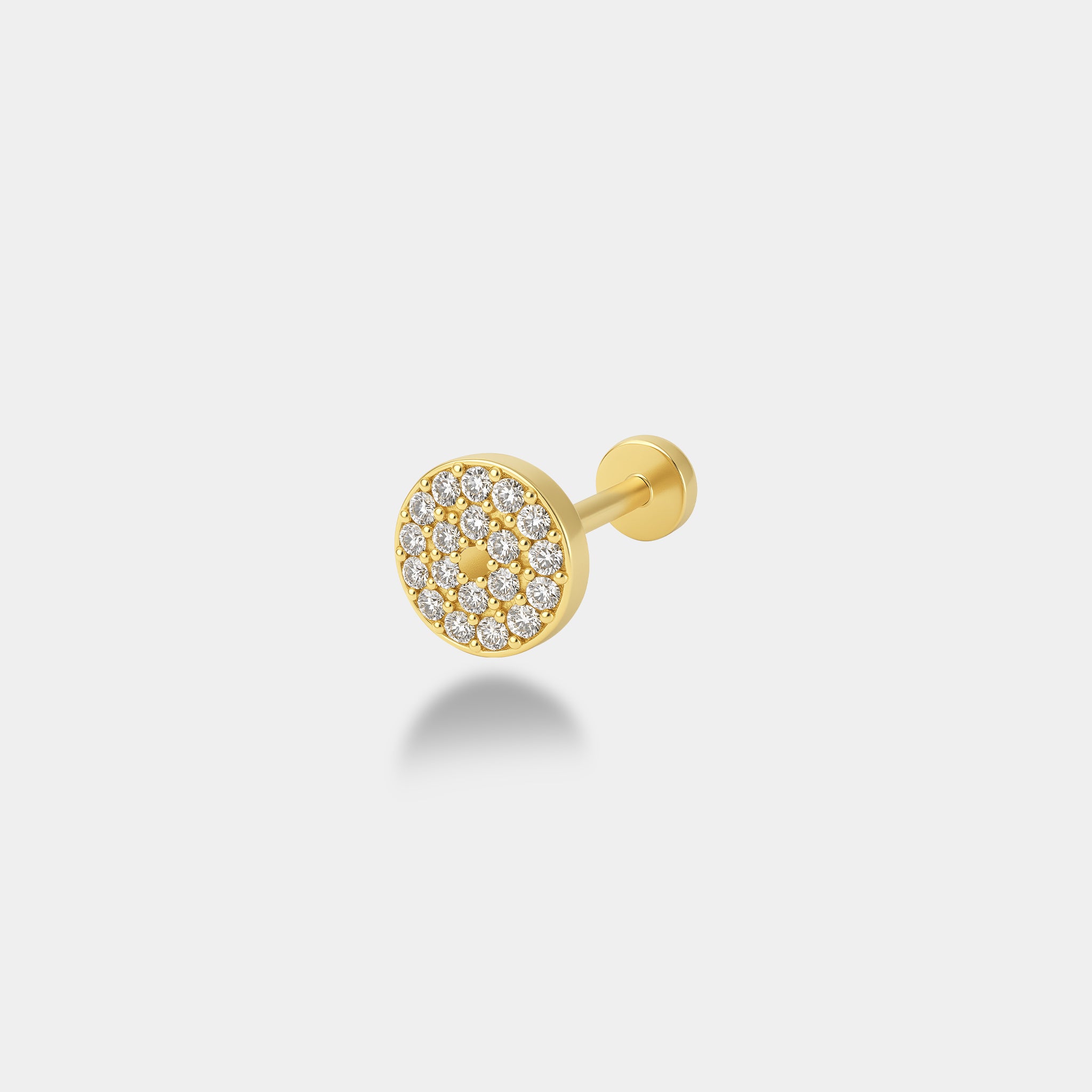 Yuvarlak Taşlı Piercing