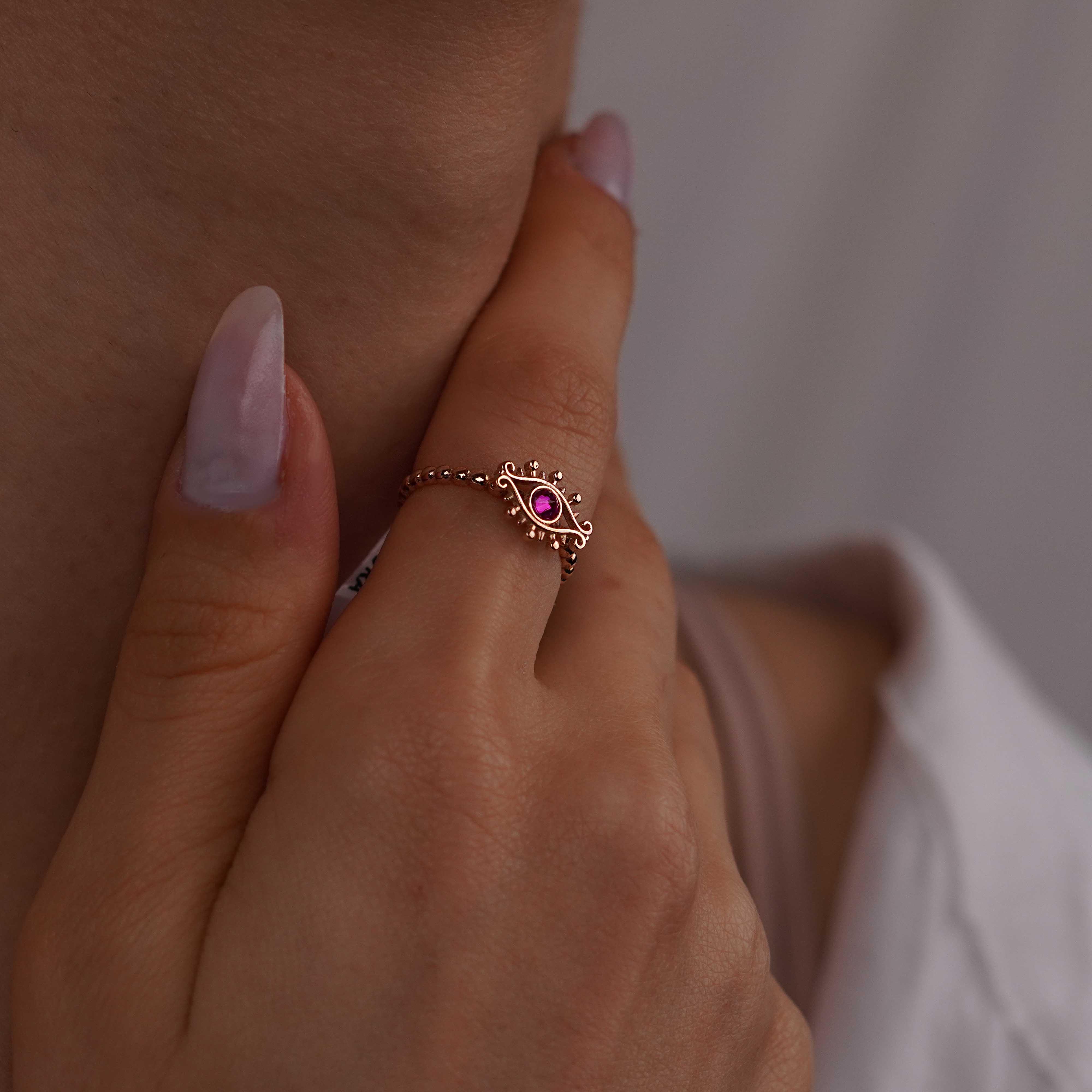 Antik Kirpik Yüzük