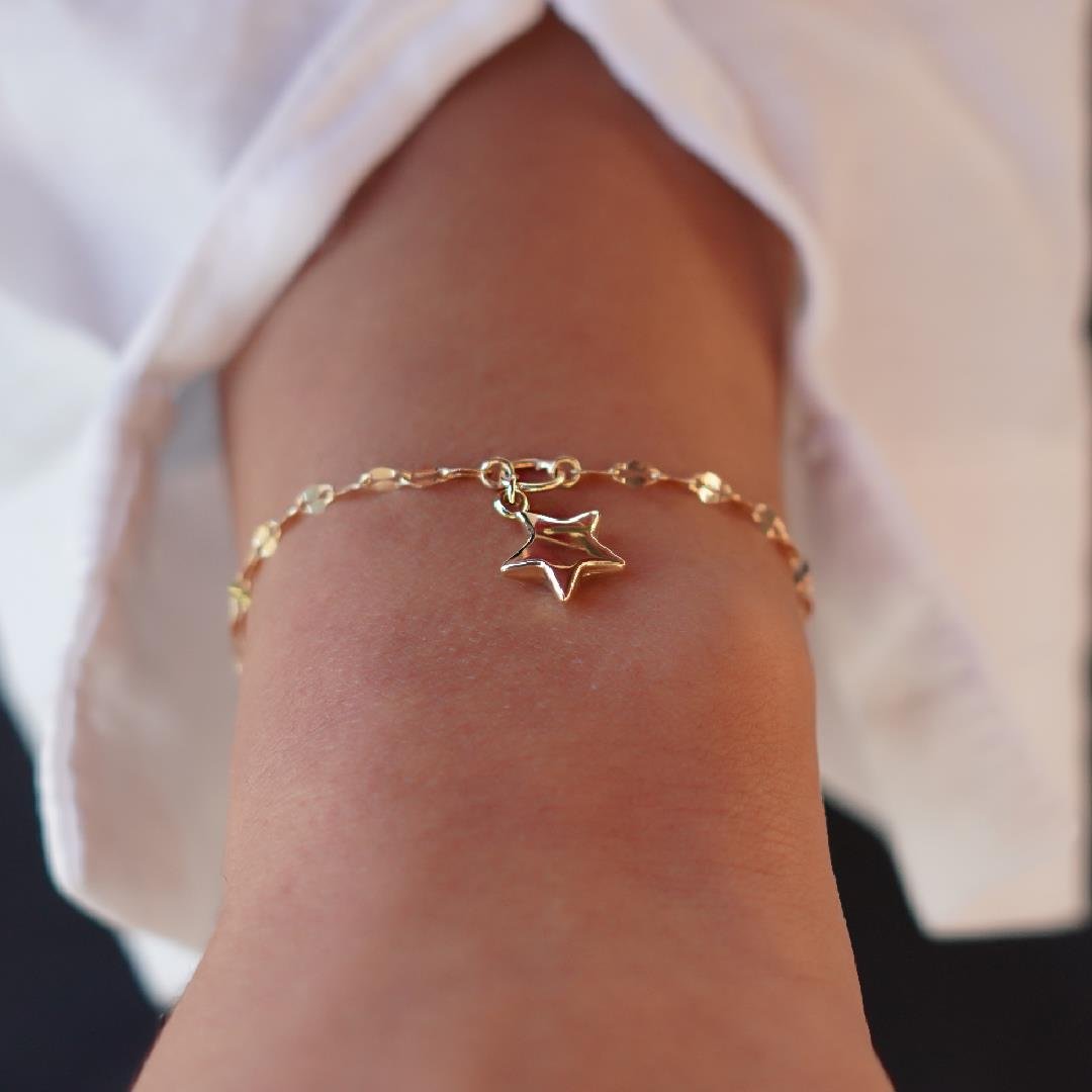Aynalı Yıldız Bileklik