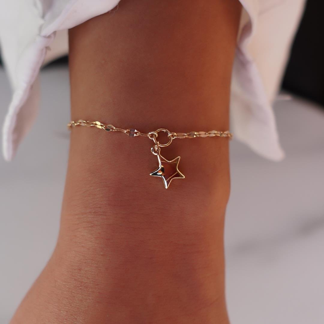 Aynalı Yıldız Bileklik