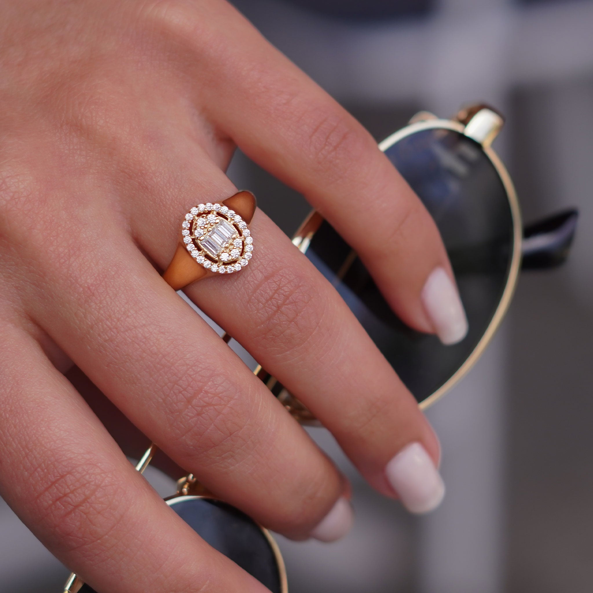 Baget Taşlı Yüzük