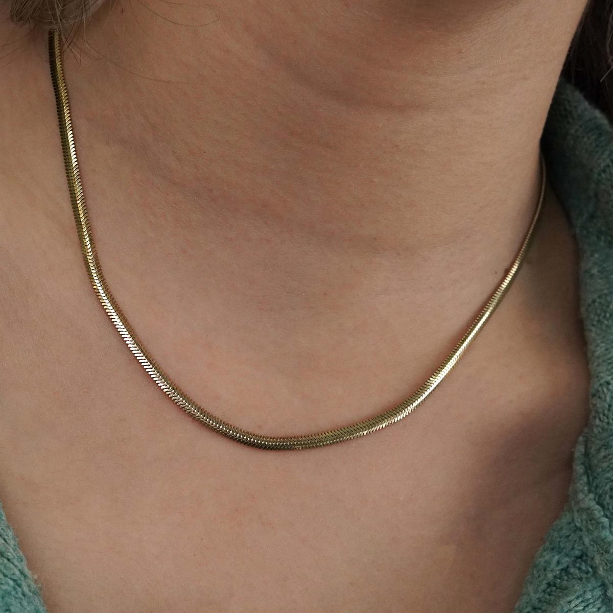 Balık Sırtı Zincir - 3 mm