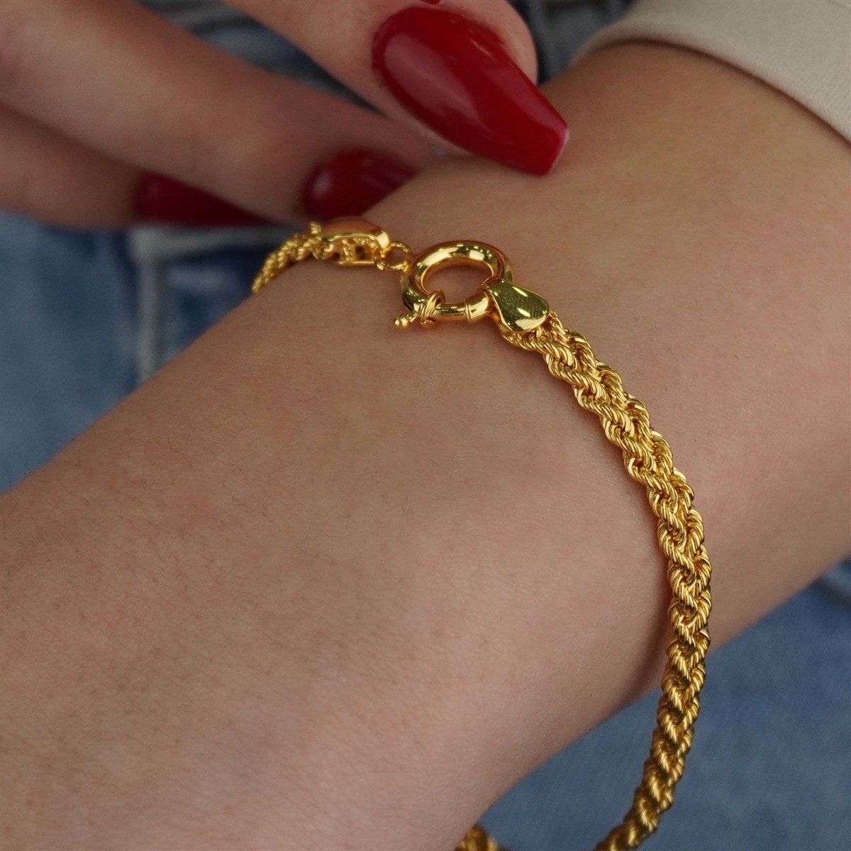 Burgu Örme Bileklik