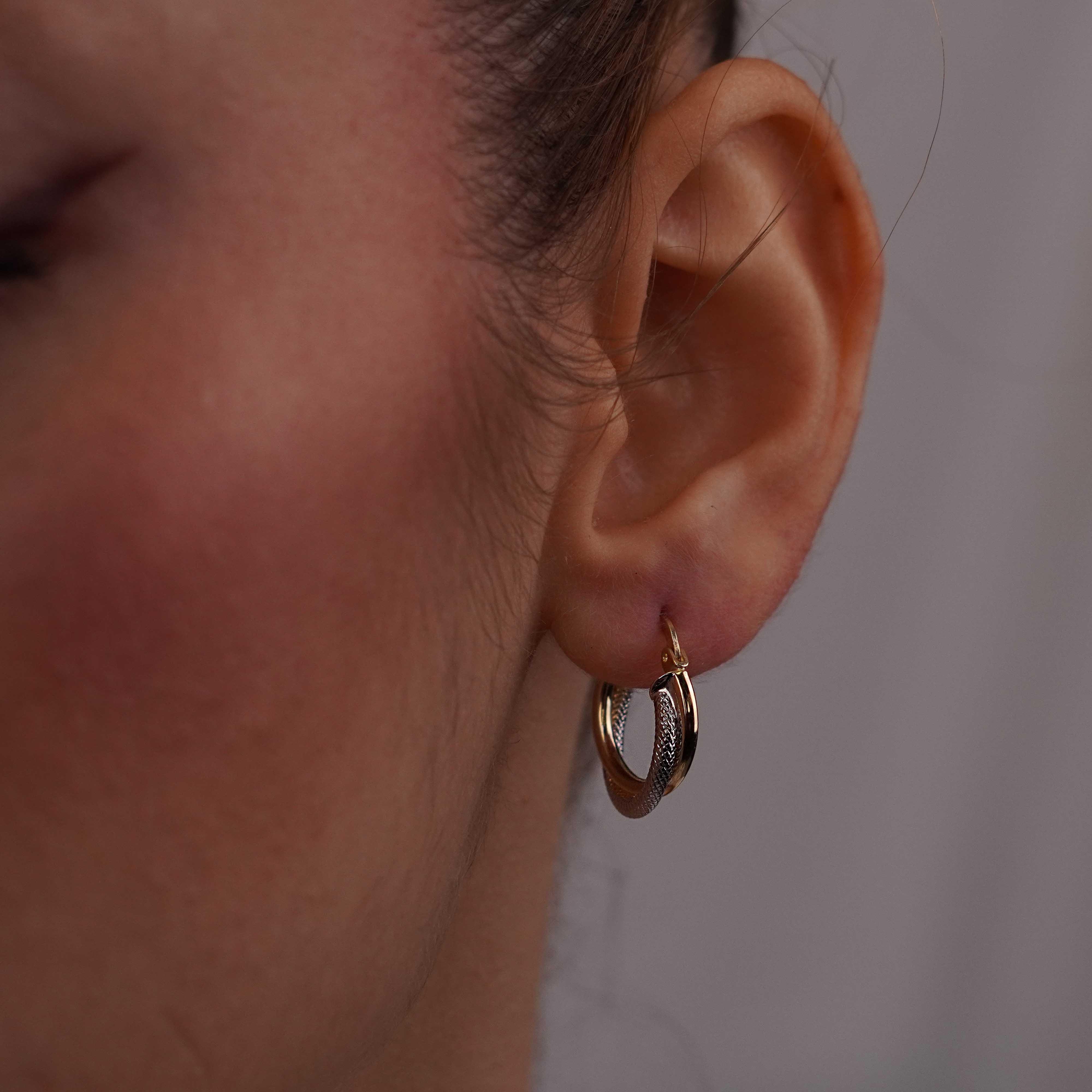 Çift Renk Desenli Halka