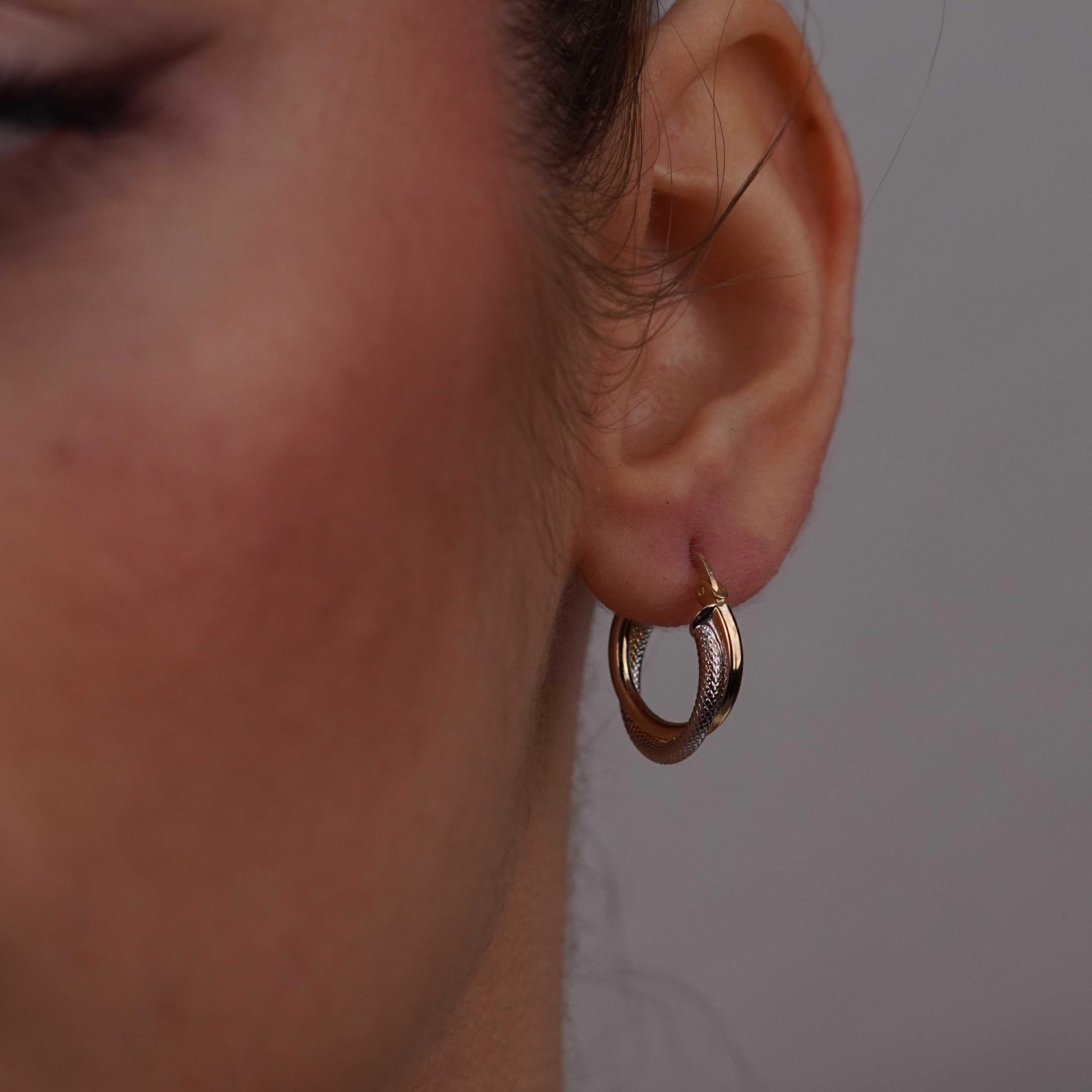 Çift Renk Desenli Halka