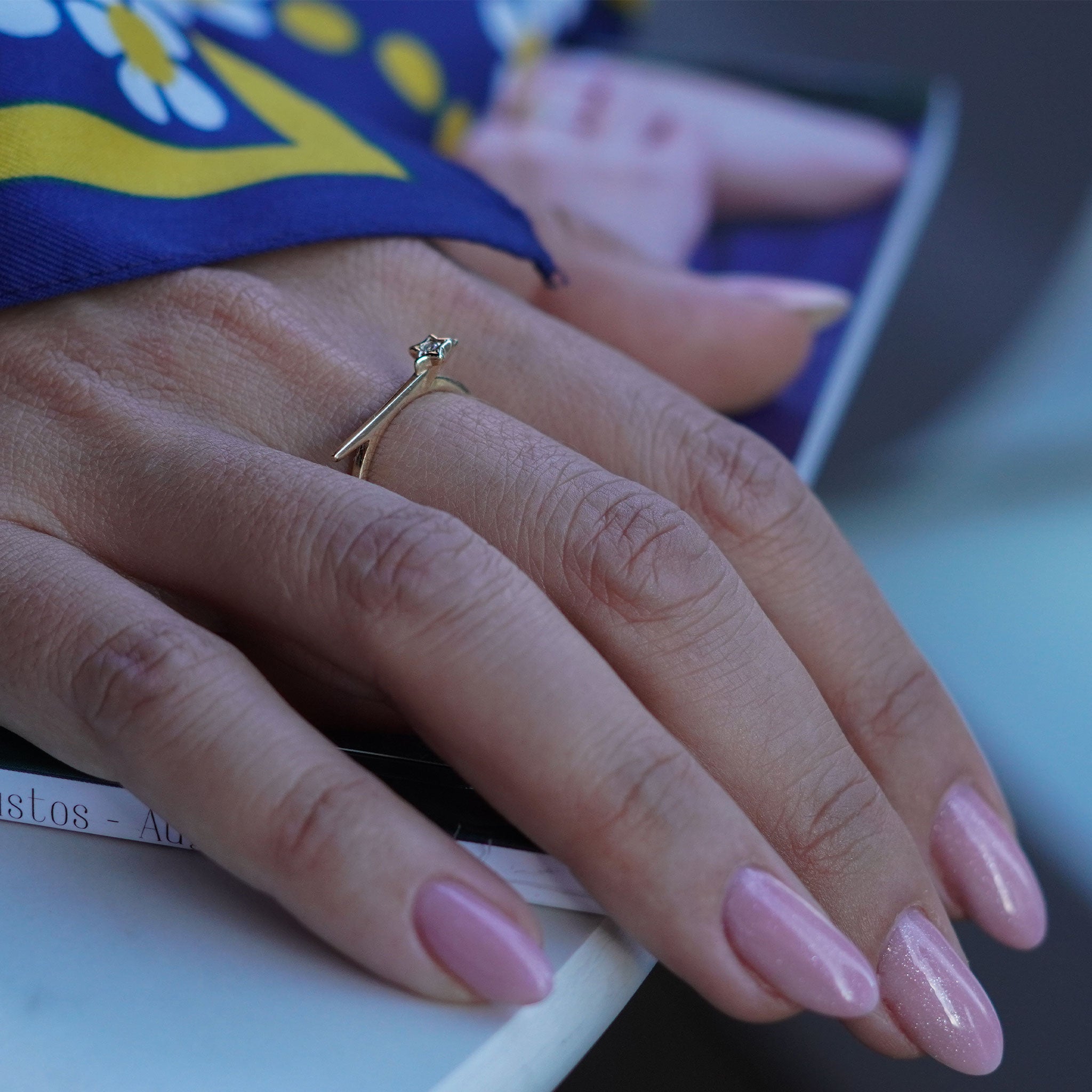 Çizgi Yıldız Yüzük