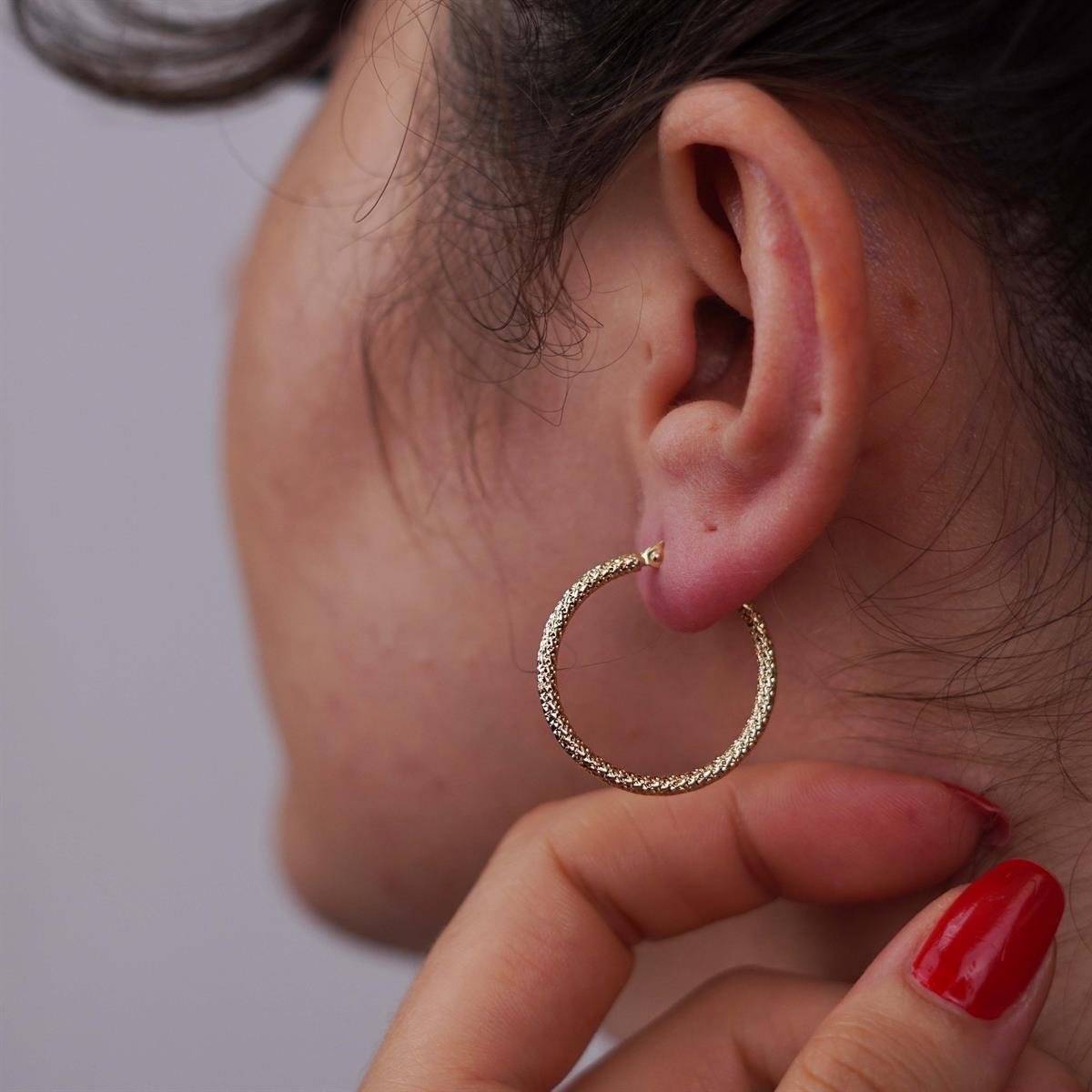 Dokulu Küpe - Large