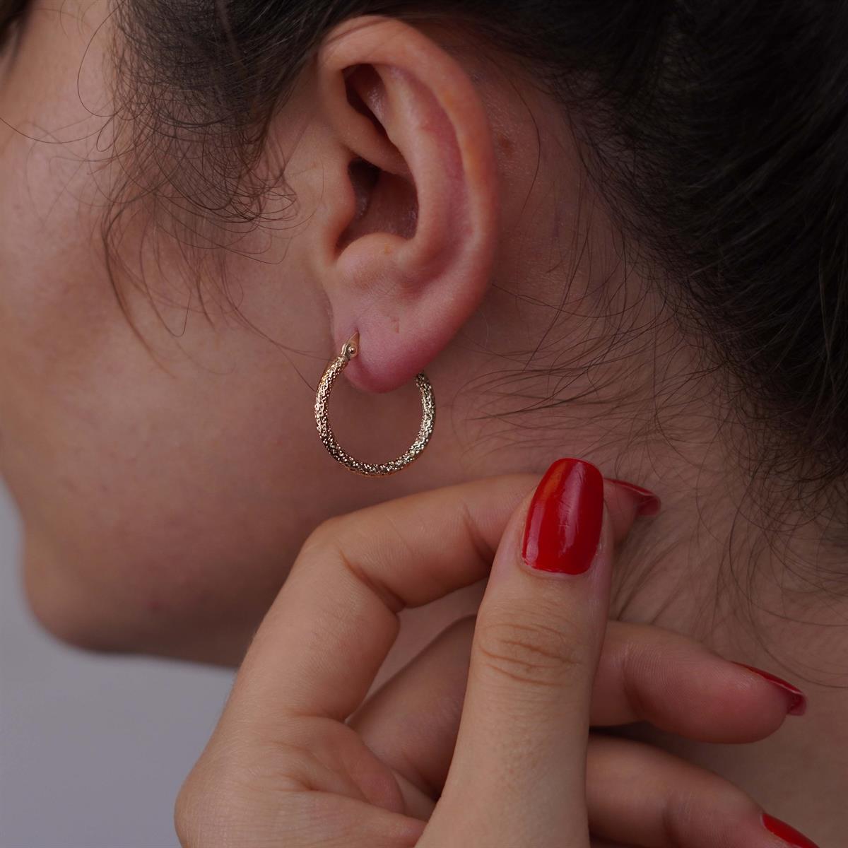 Dokulu Küpe - Medium