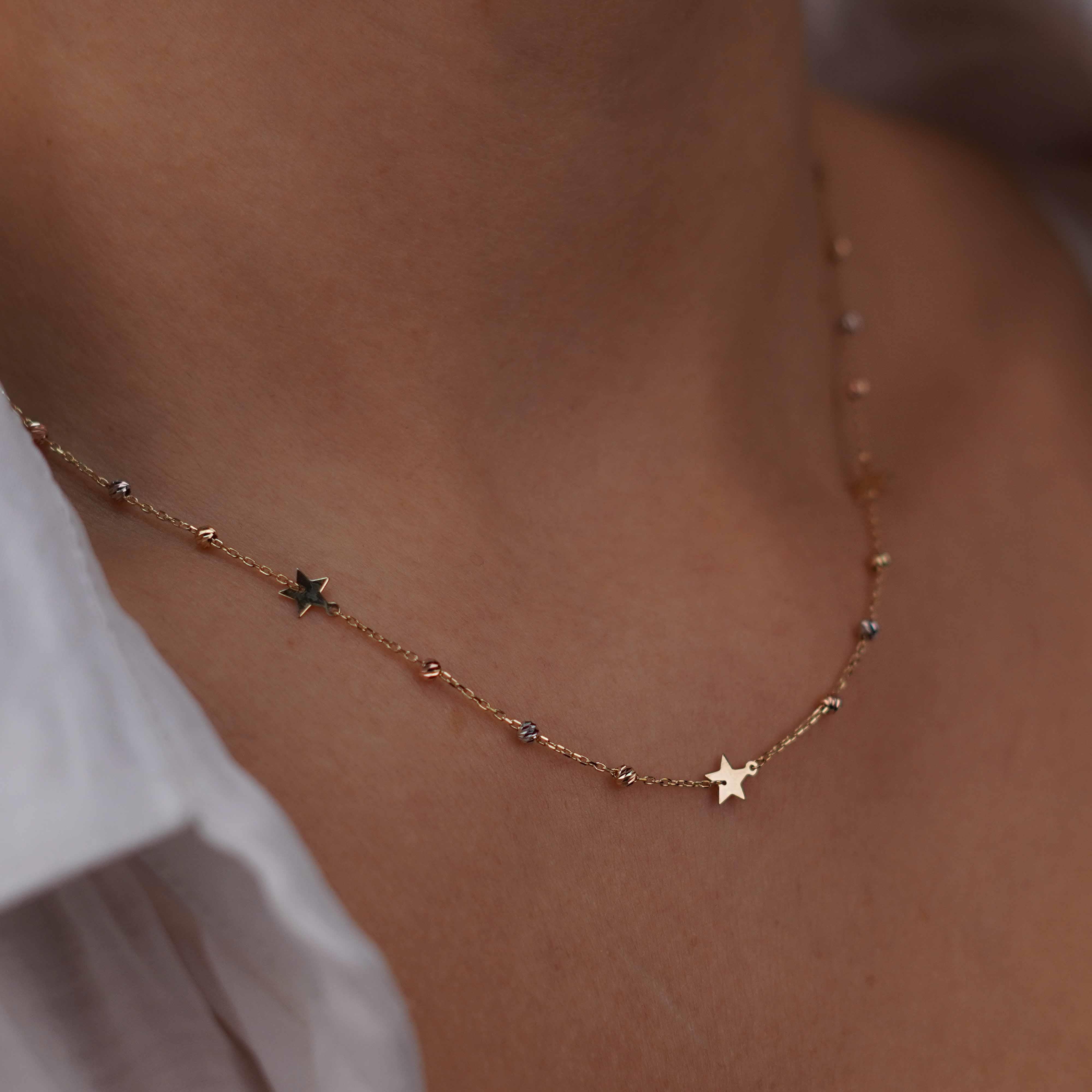 Dorika Yıldız Kolye