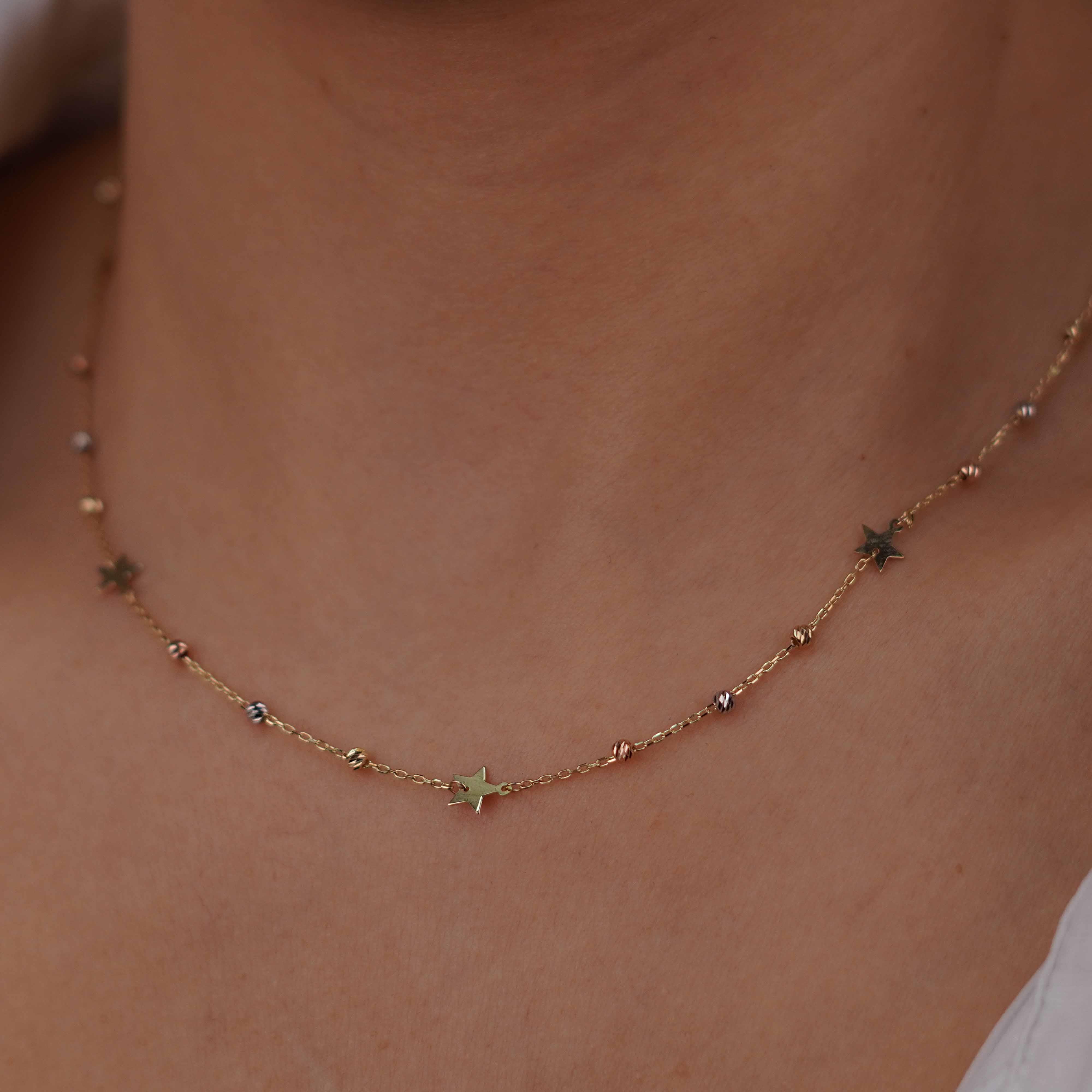 Dorika Yıldız Kolye