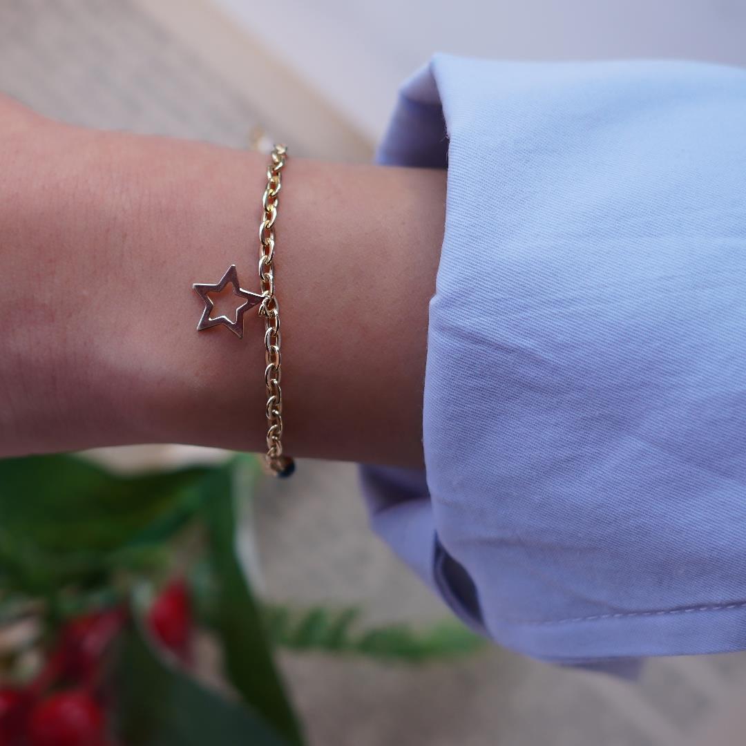 Geçmeli Yıldız Bileklik