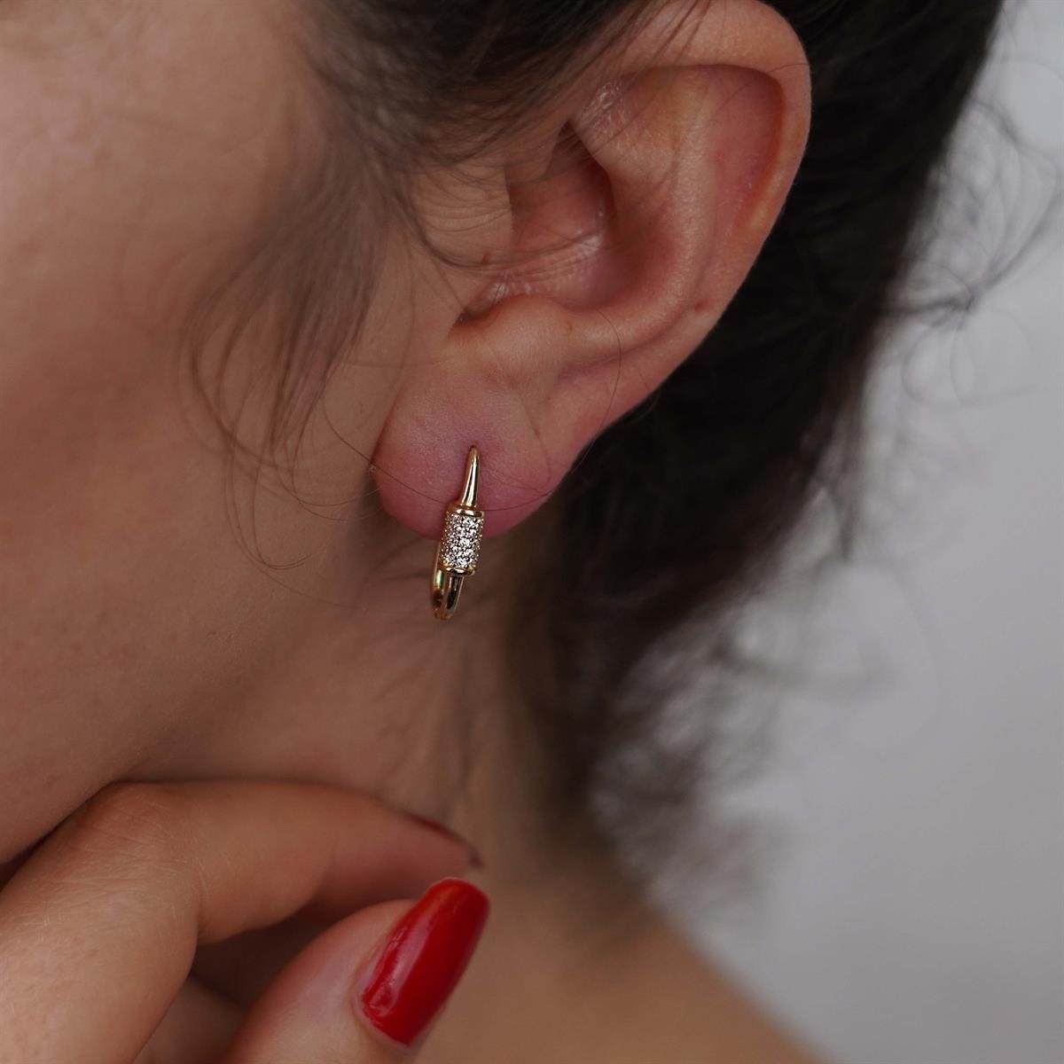 Halka Tasarım Küpe