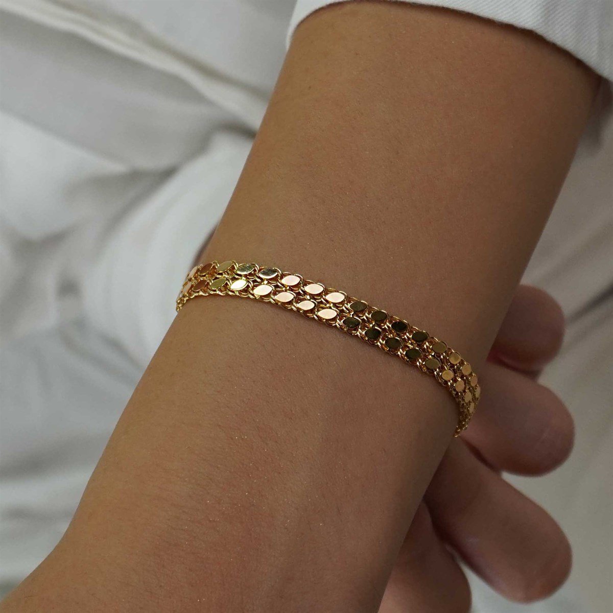 İki Sıra Arpa Bileklik