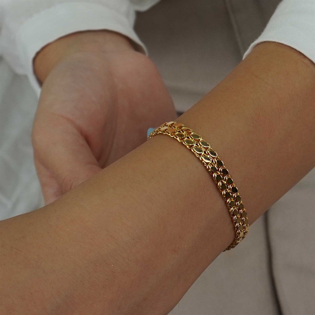 İki Sıra Arpa Bileklik