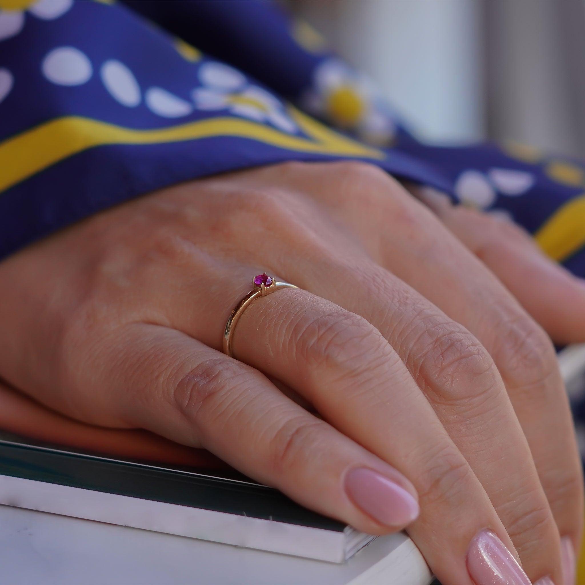 Kırmızı Opal Yüzük