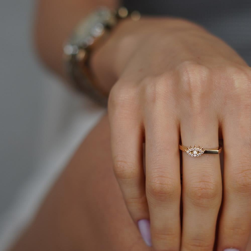 Kirpik Çizgi Yüzük