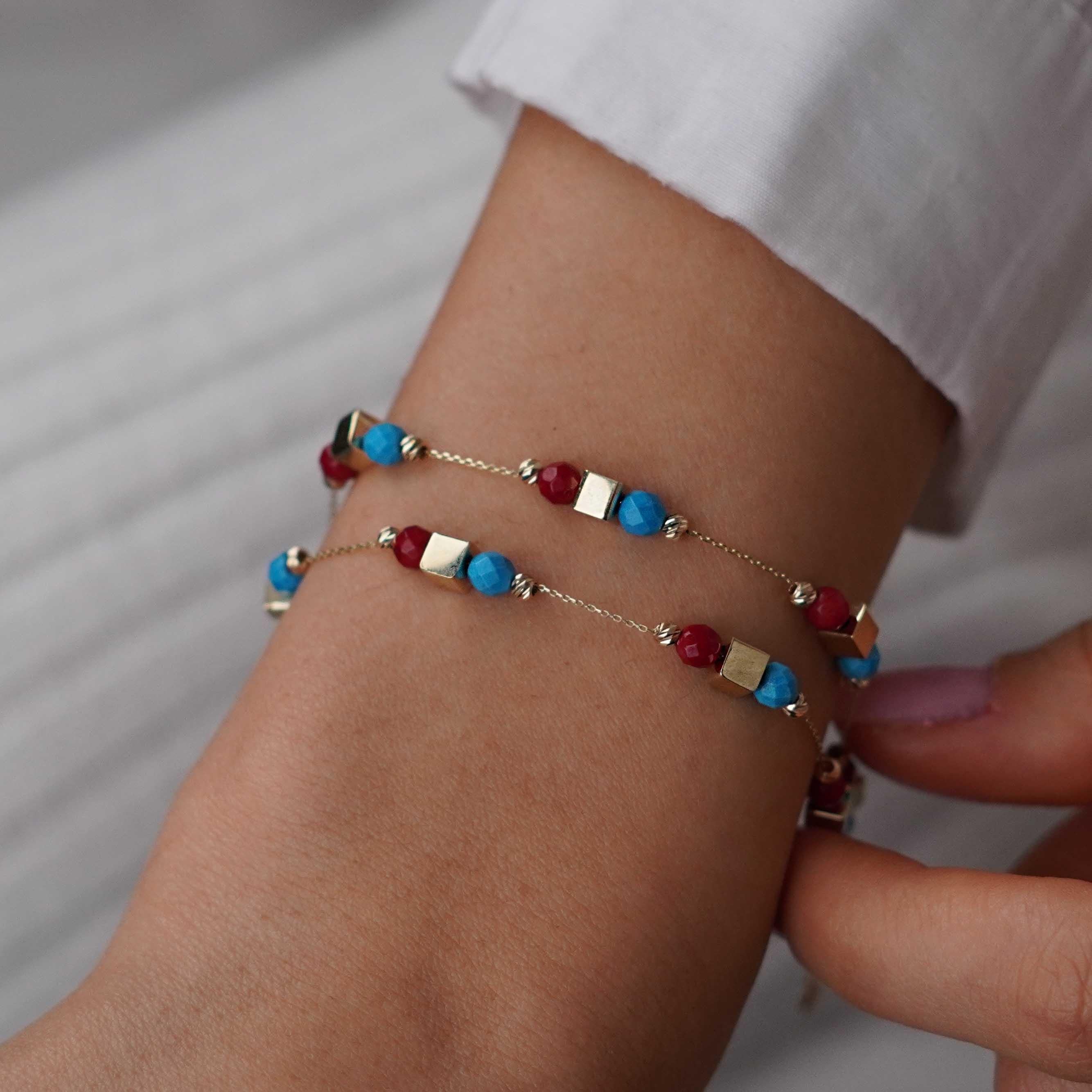 Küp Renkli Bileklik