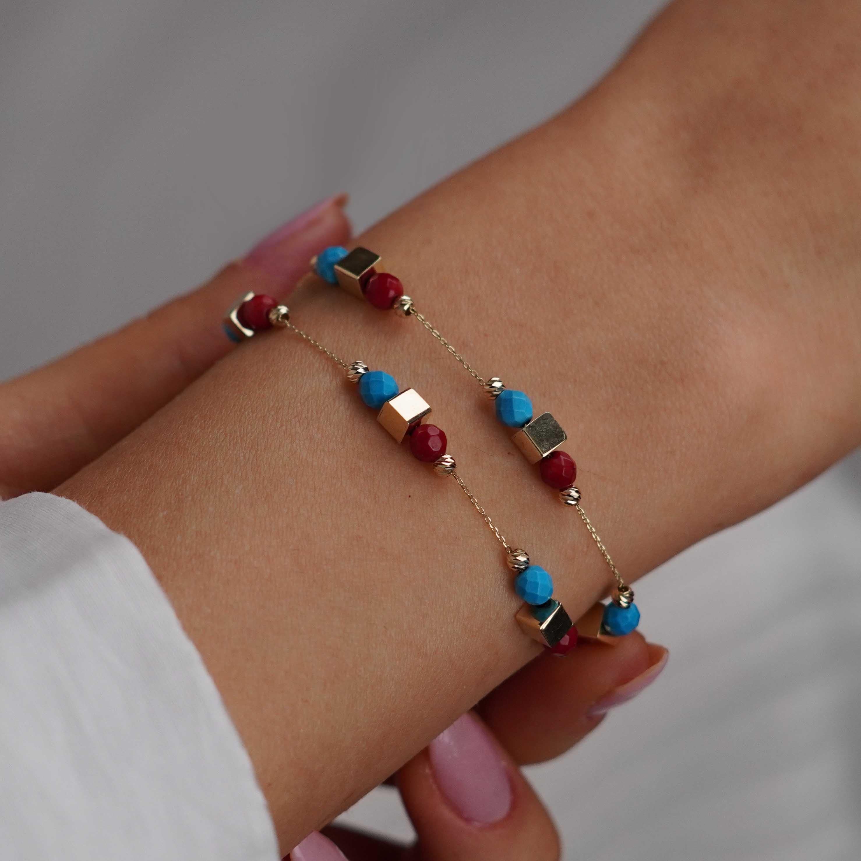 Küp Renkli Bileklik