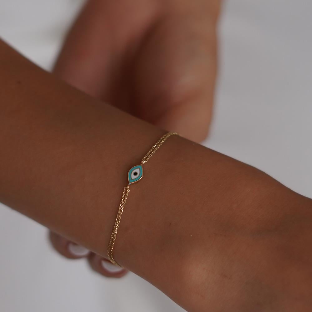 Mineli Göz Bileklik