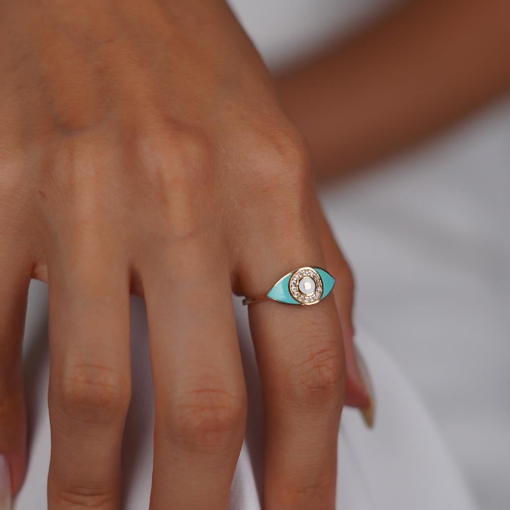 Mineli Göz Yüzük