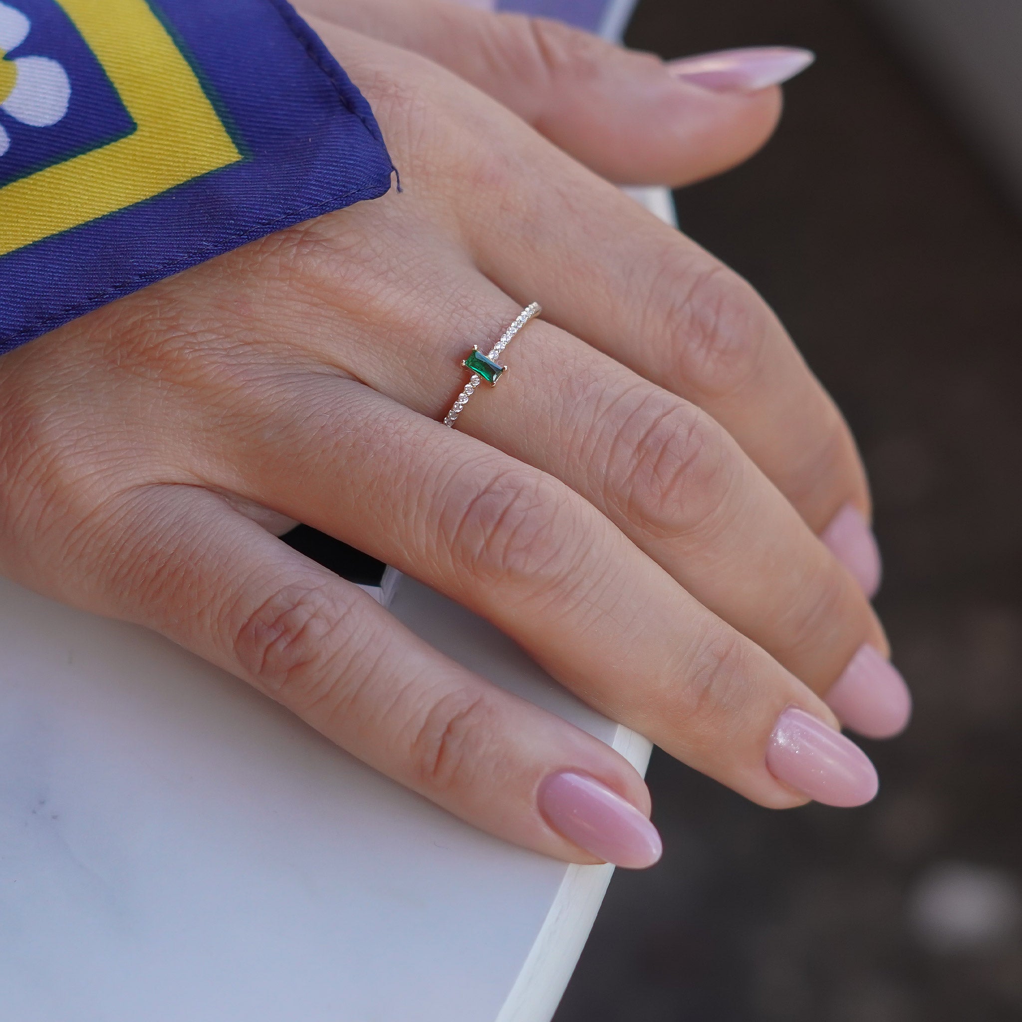 Mini Renkli Baget Yüzük