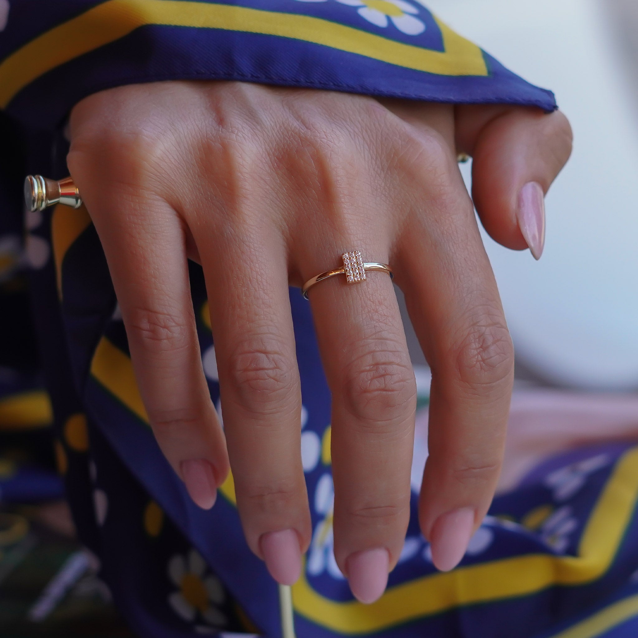 Mini Taşlı Yüzük