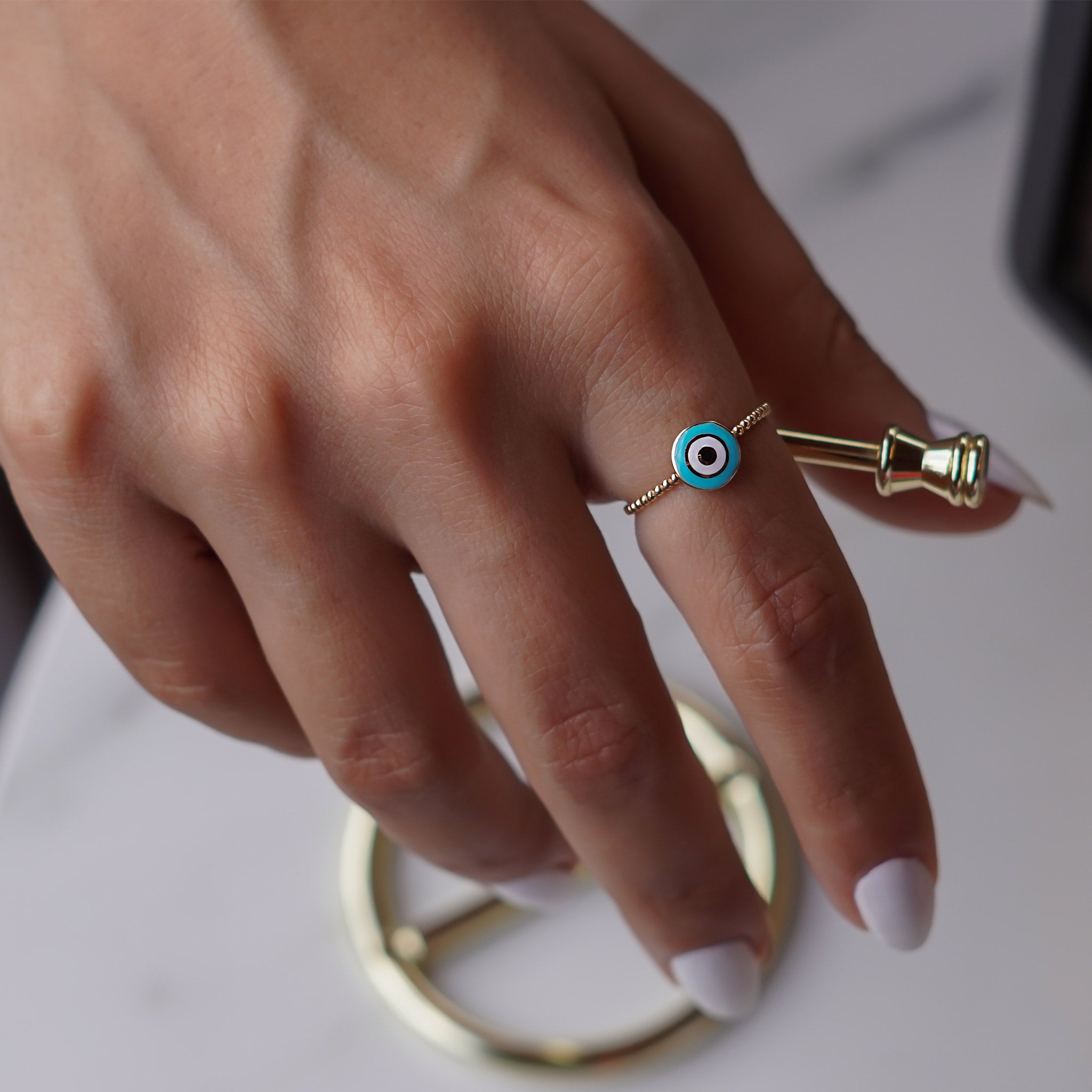 Minimal Göz Yüzük