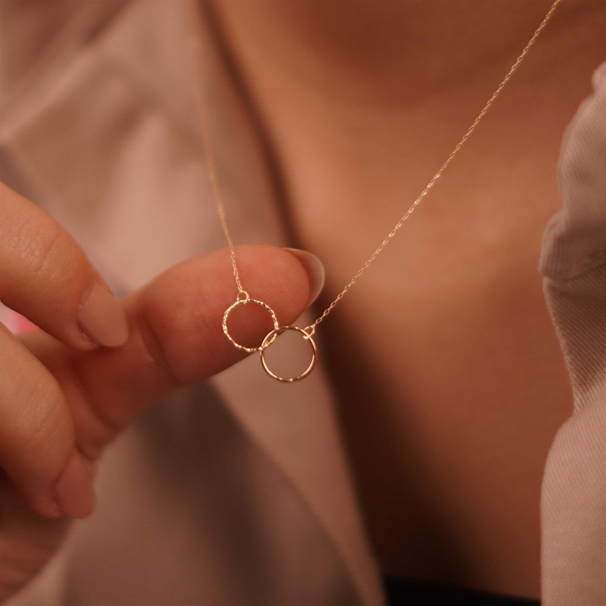 Minimal Halka Kolye