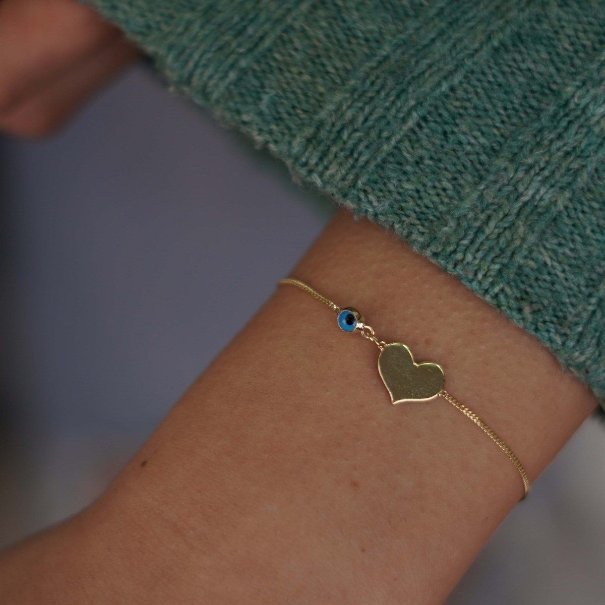 Minimal Kalp Bileklik