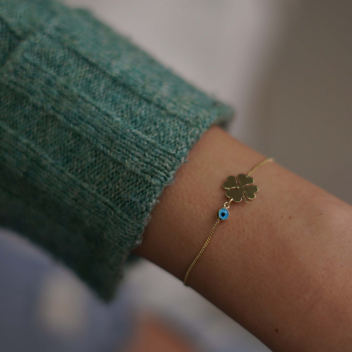 Minimal Yonca Bileklik