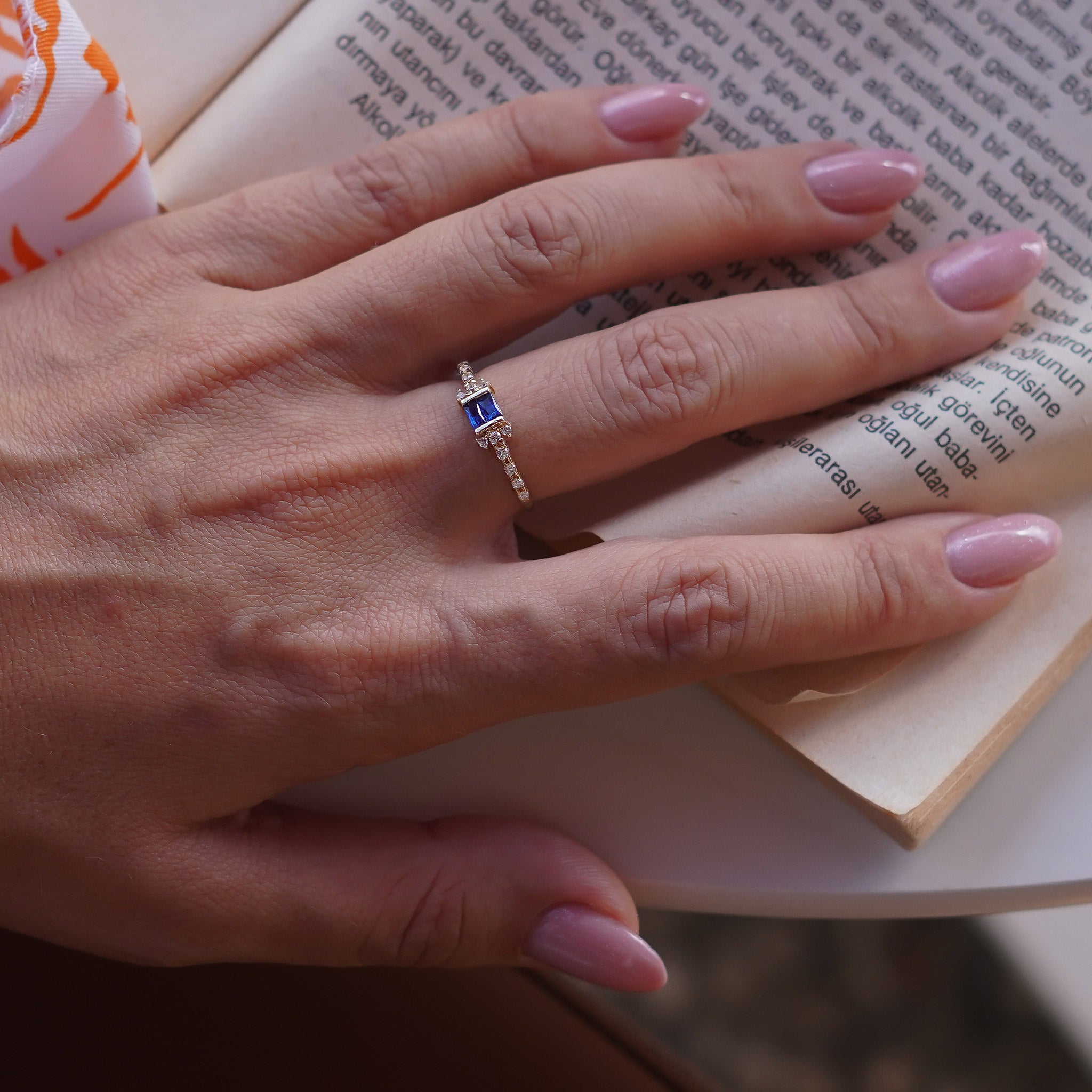 Renkli Baget Yüzük