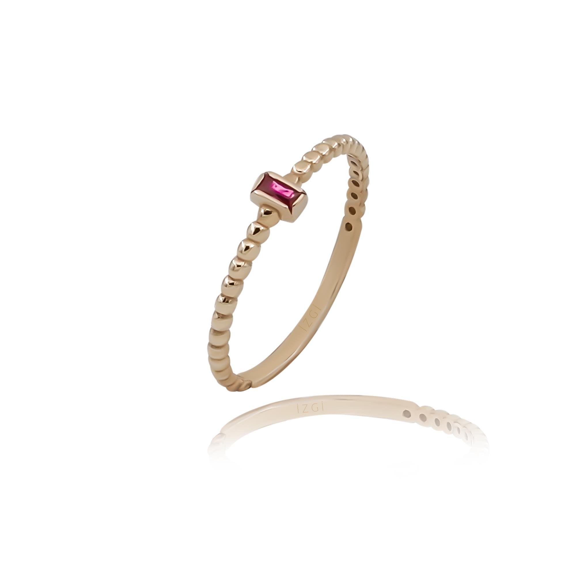 Renkli Baget Yüzük