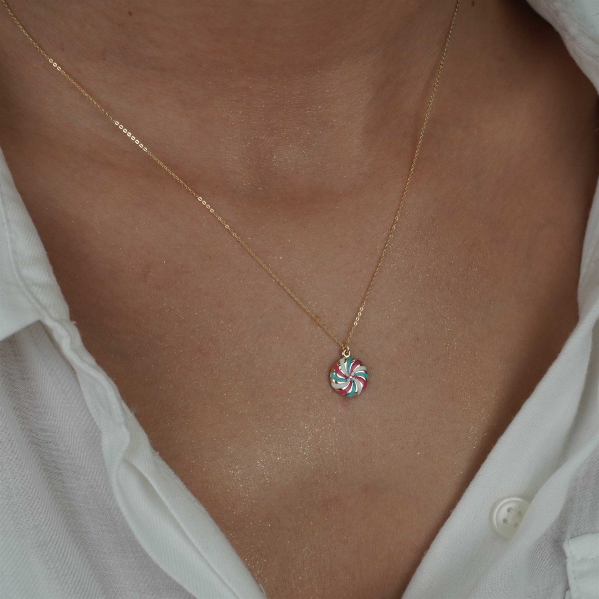 Renkli Şeker Kolye