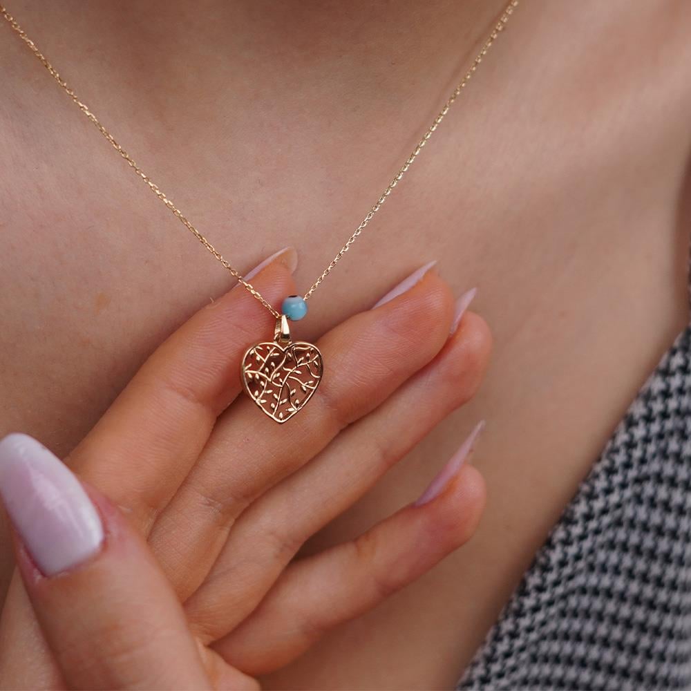 Sarmaşık Kalp Kolye