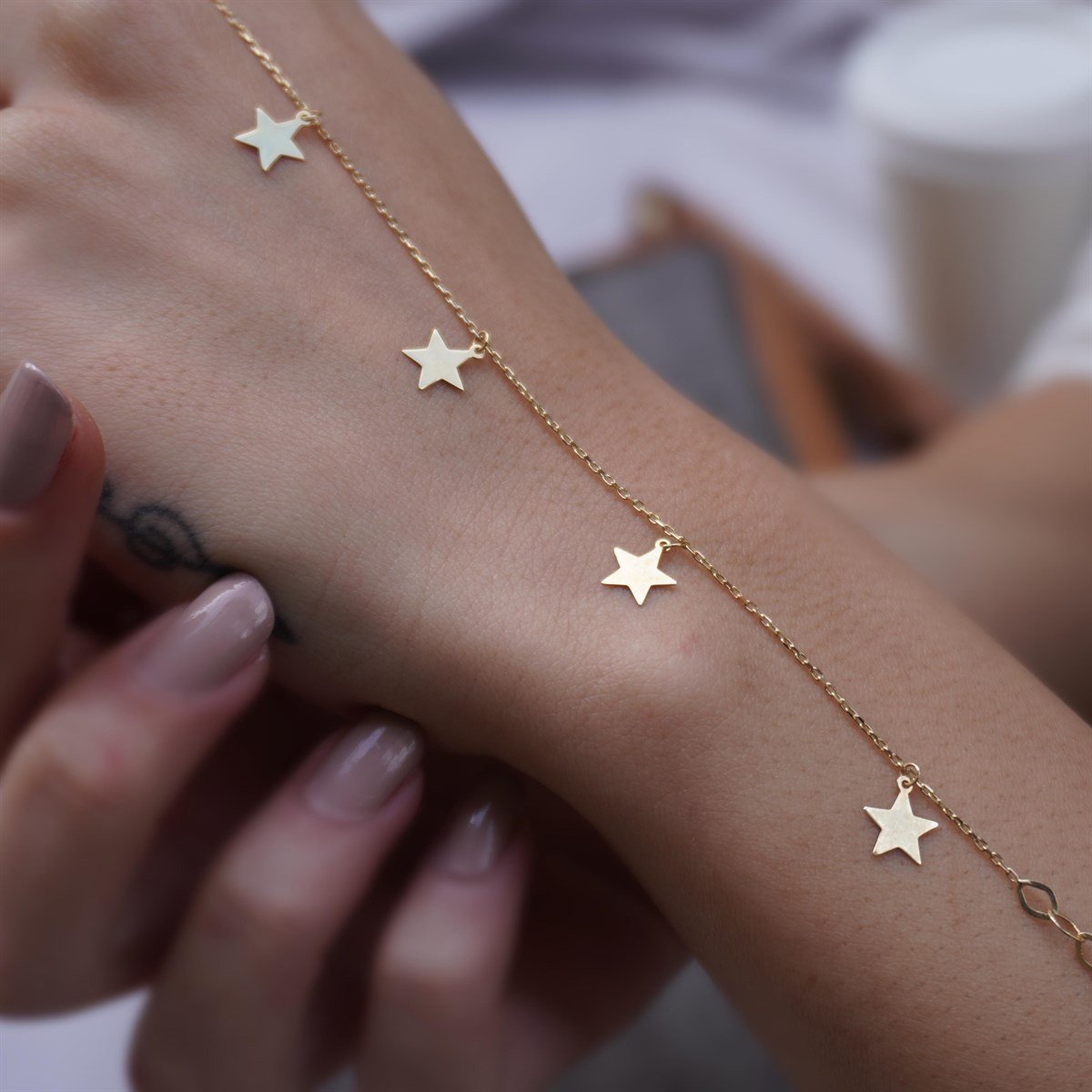 Sıralı Yıldız Bileklik