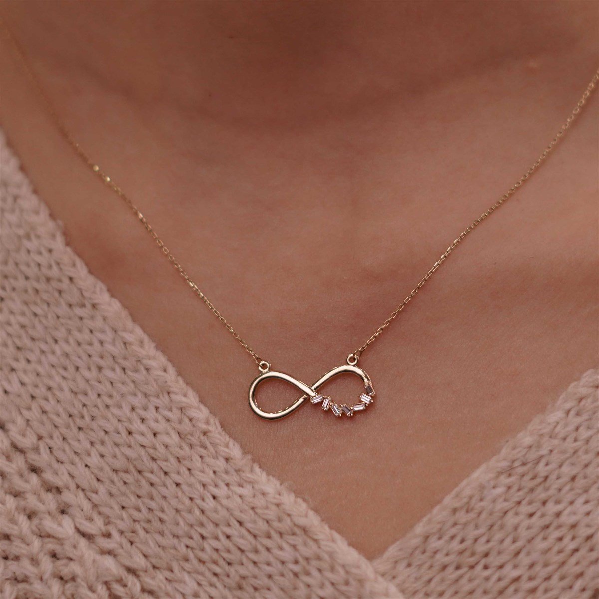 Sonsuzluk Baget Kolye