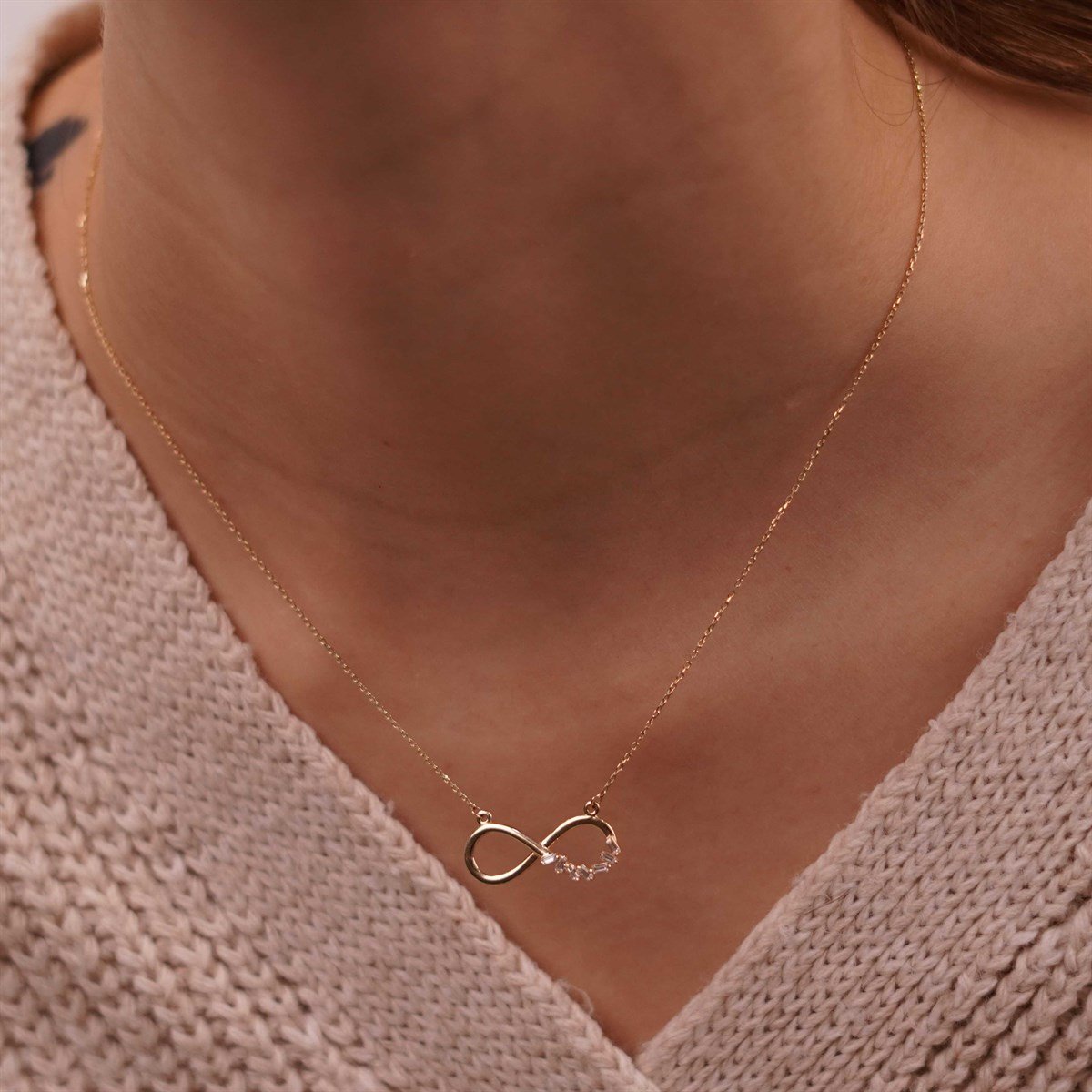 Sonsuzluk Baget Kolye