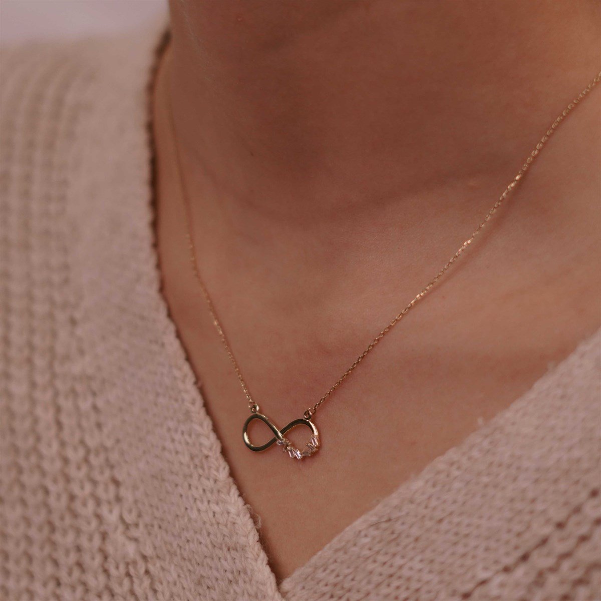 Sonsuzluk Baget Kolye