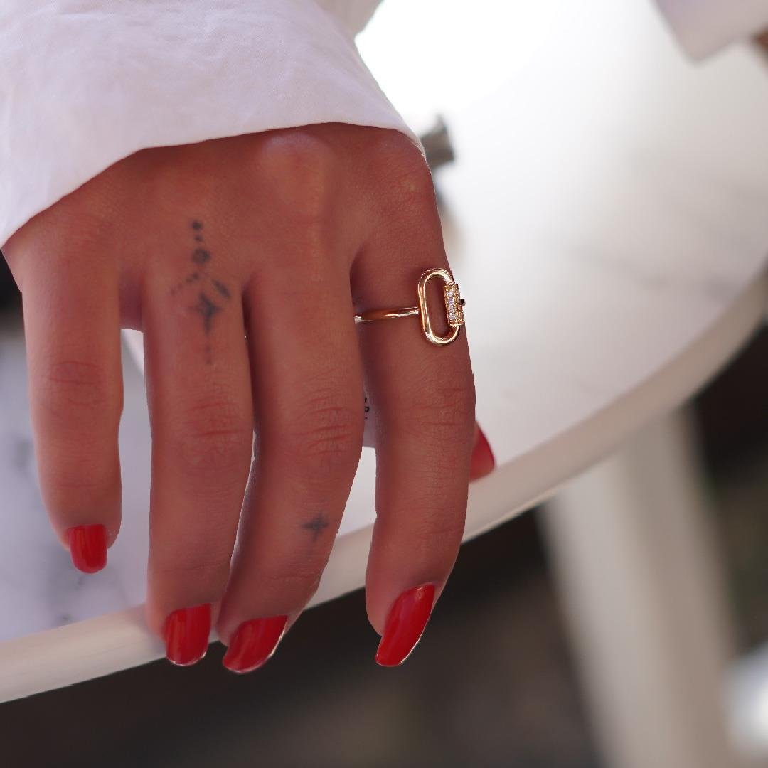 Taşlı Ataç Yüzük