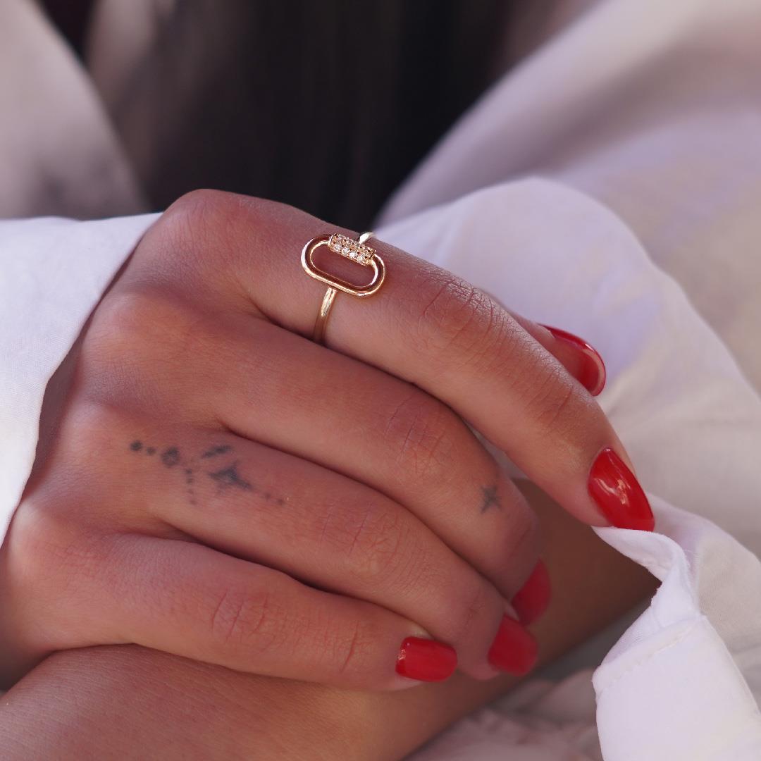 Taşlı Ataç Yüzük