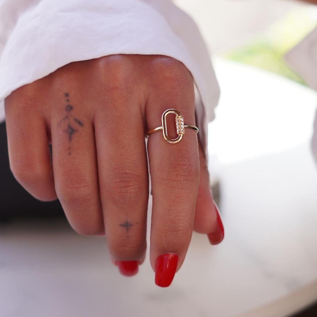 Taşlı Ataç Yüzük