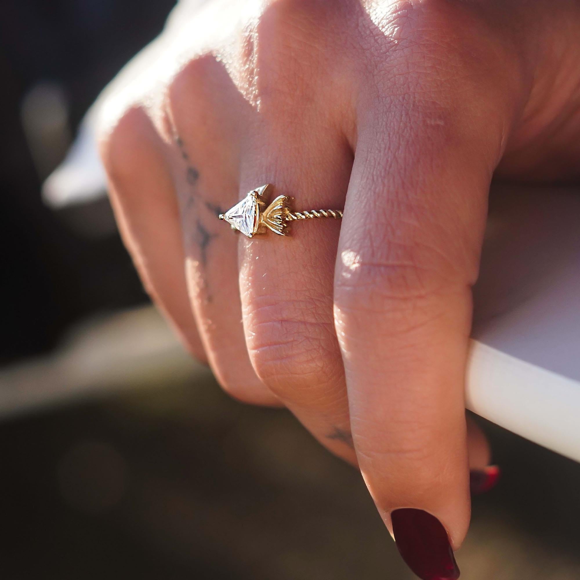 Taşlı Balık Yüzük