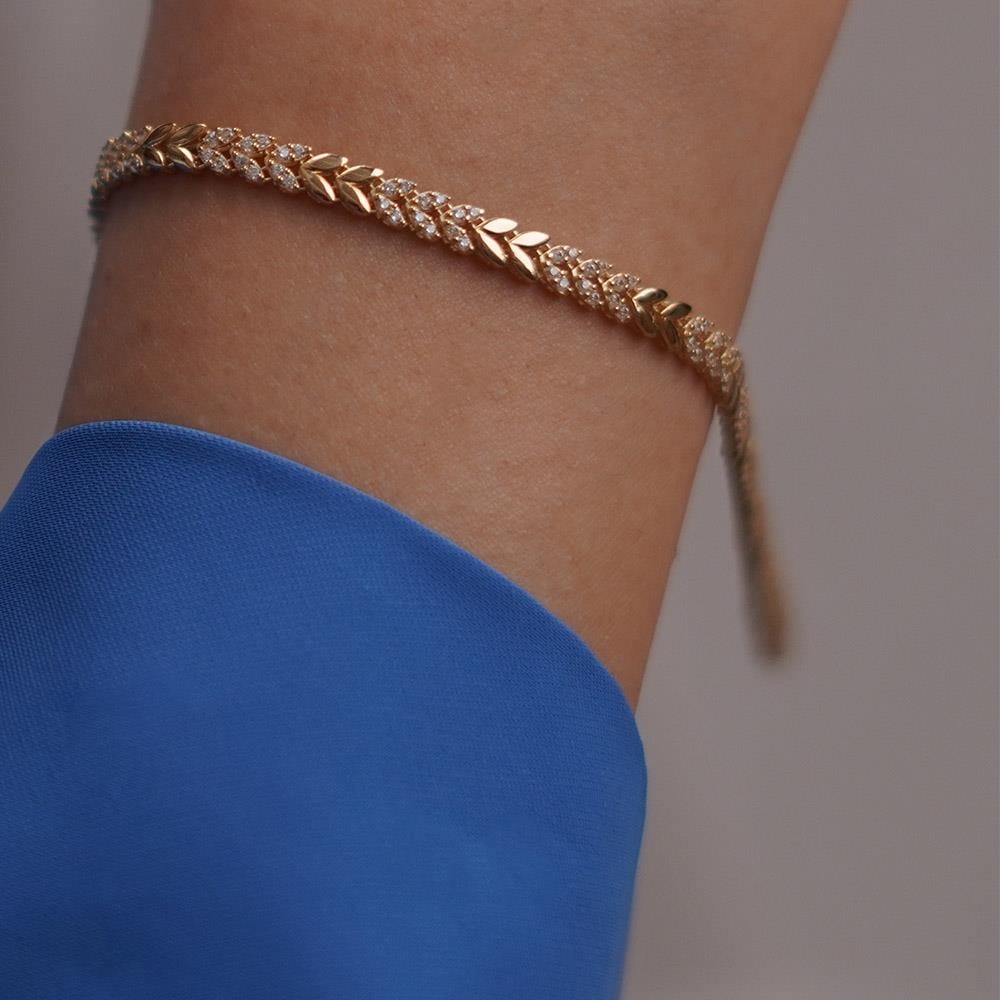 Taşlı Başak Bileklik