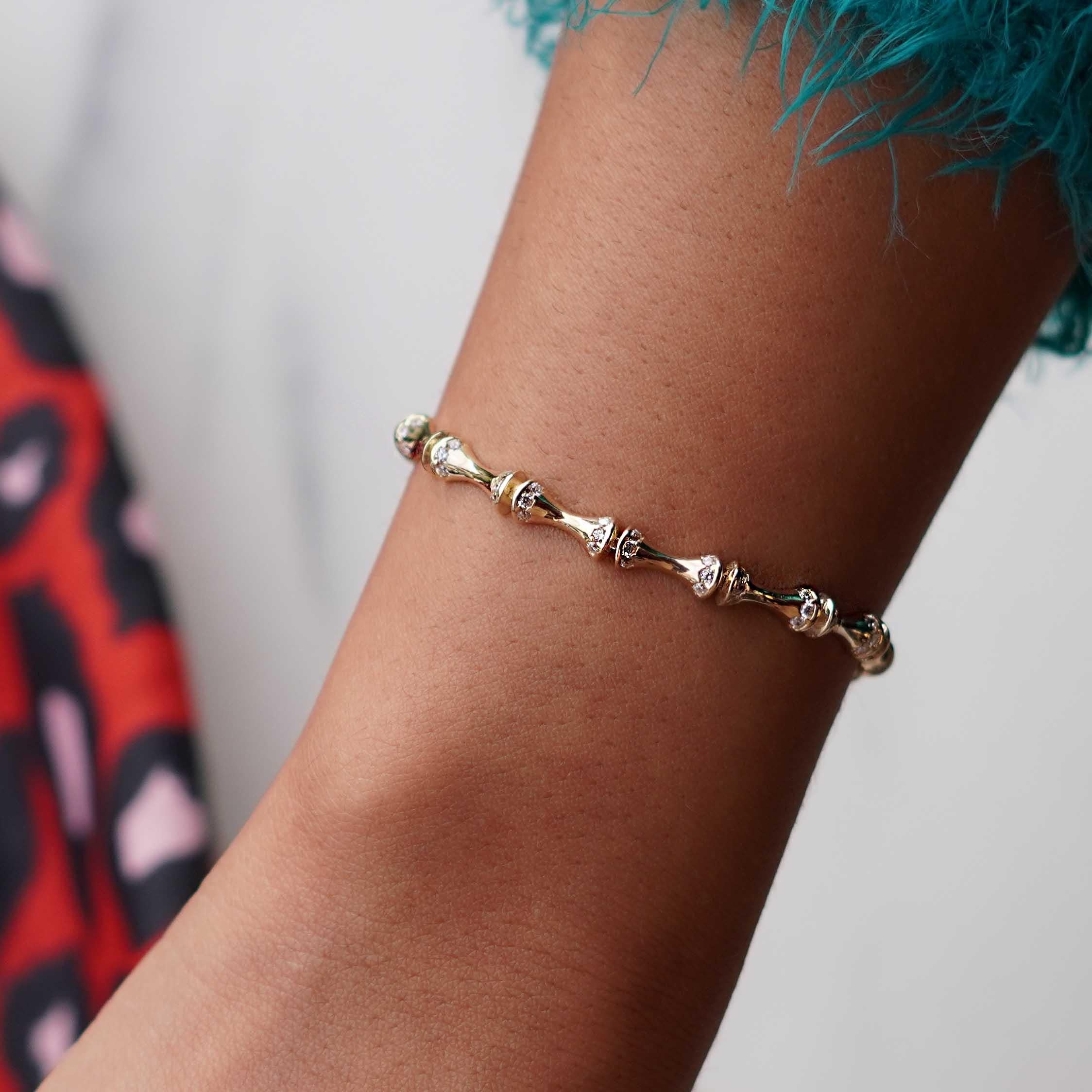 Taşlı Kemik Bileklik