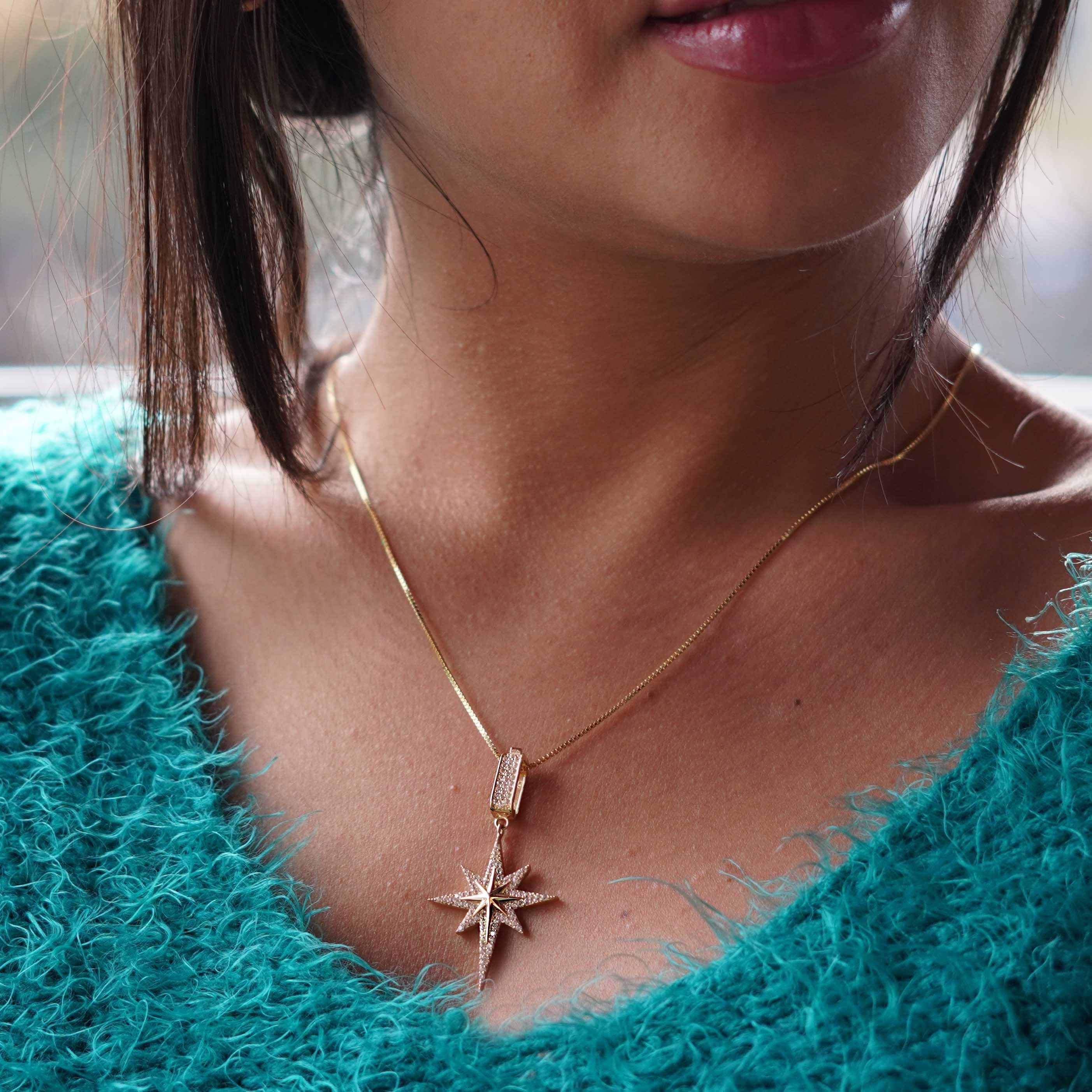 Taşlı Sirius Kolye