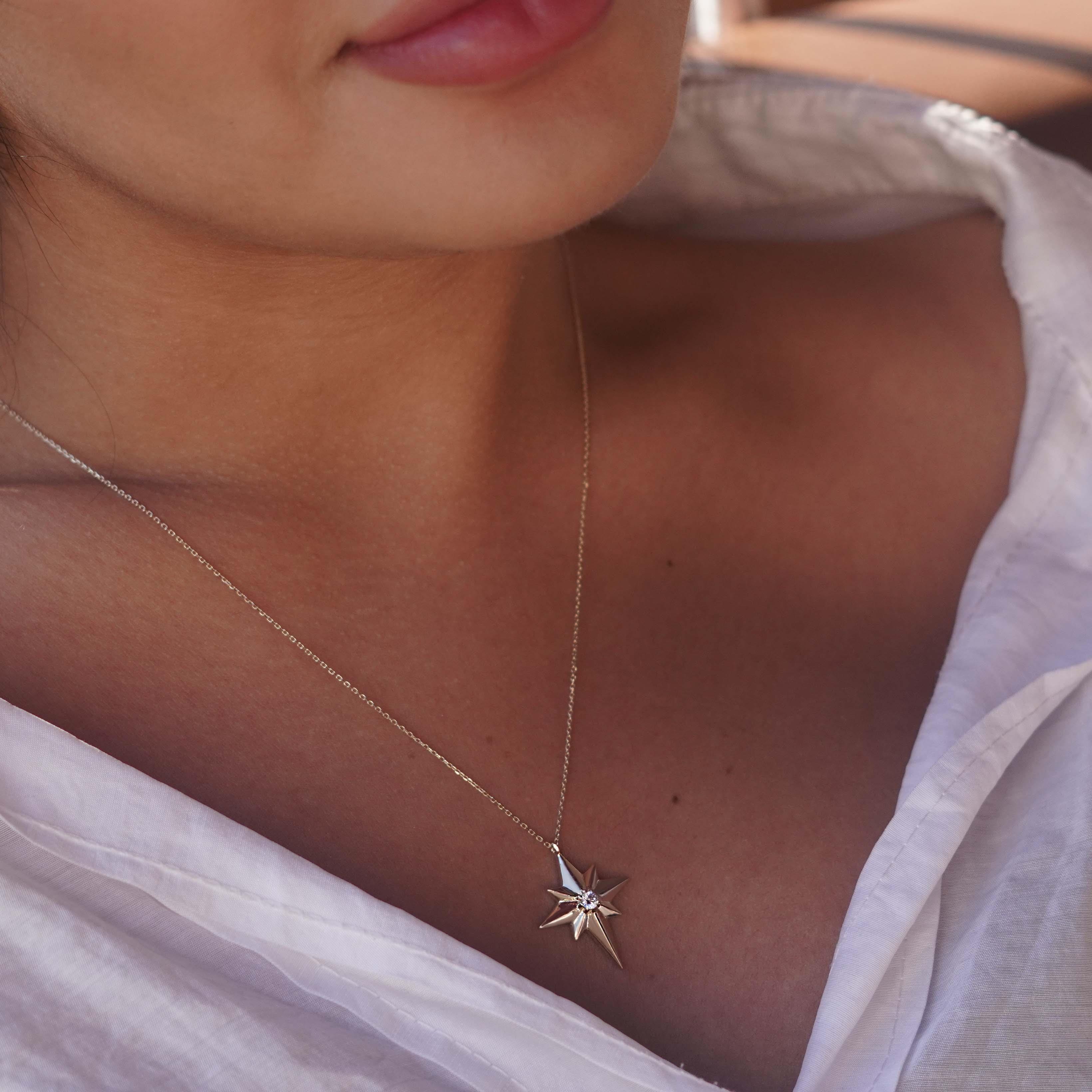 Taşlı Sirius Kolye